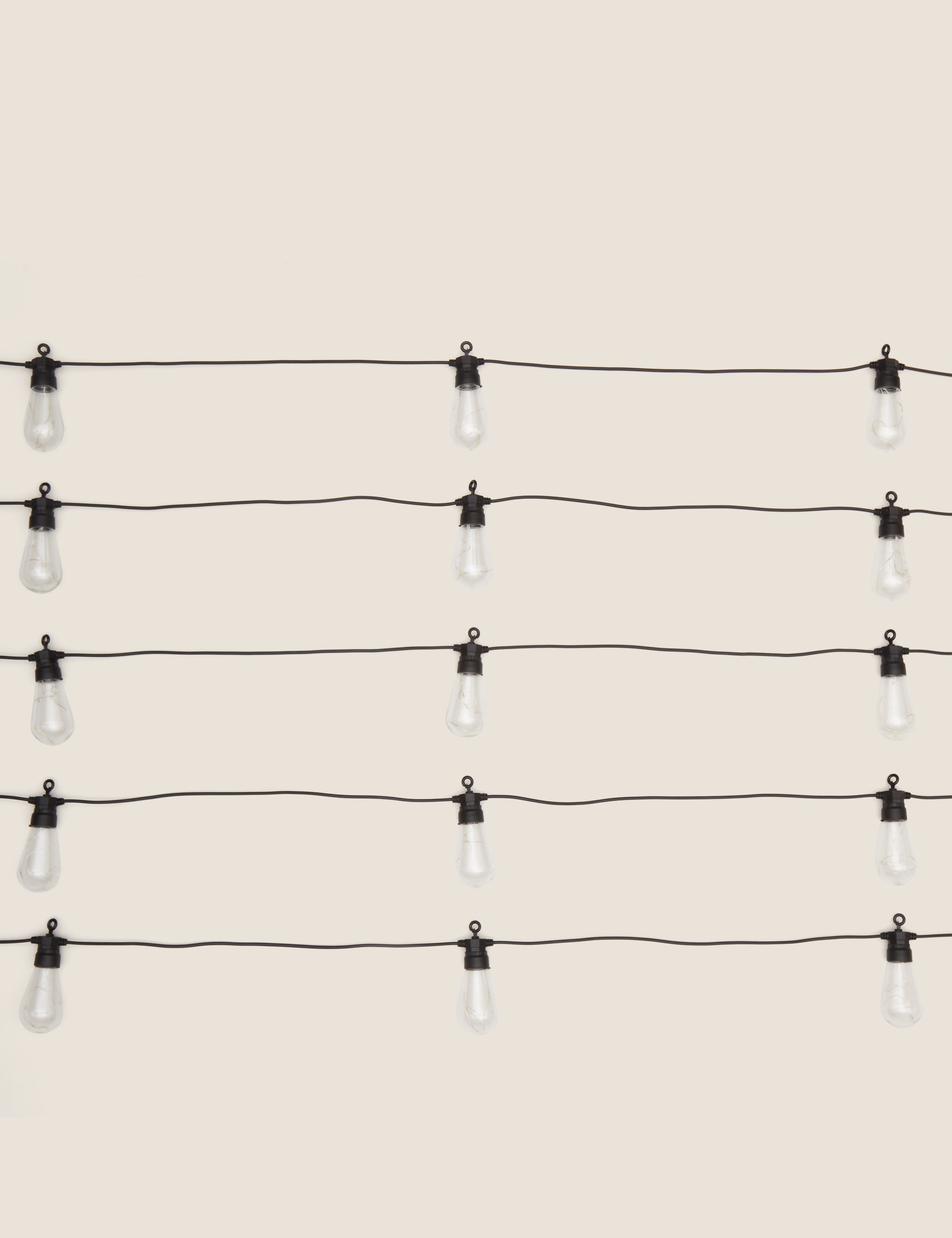 16 Lantern Festoon Solar Lights