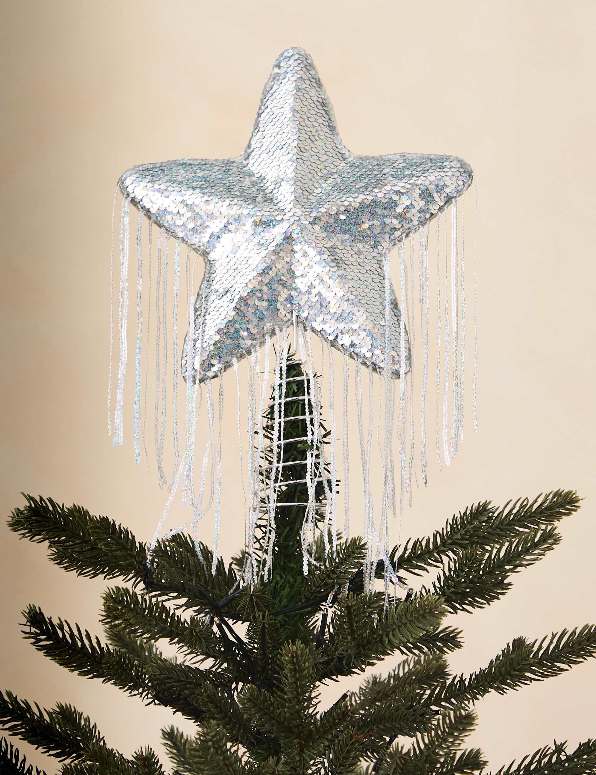 Sequin Star Tree Topper