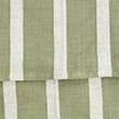 Pure Cotton Striped Lightweight Throw - softgreen