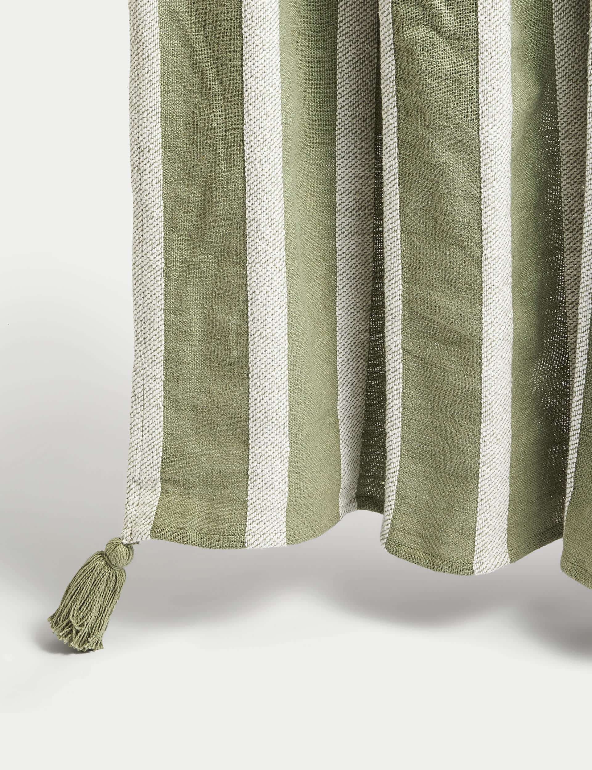 Pure Cotton Striped Lightweight Throw