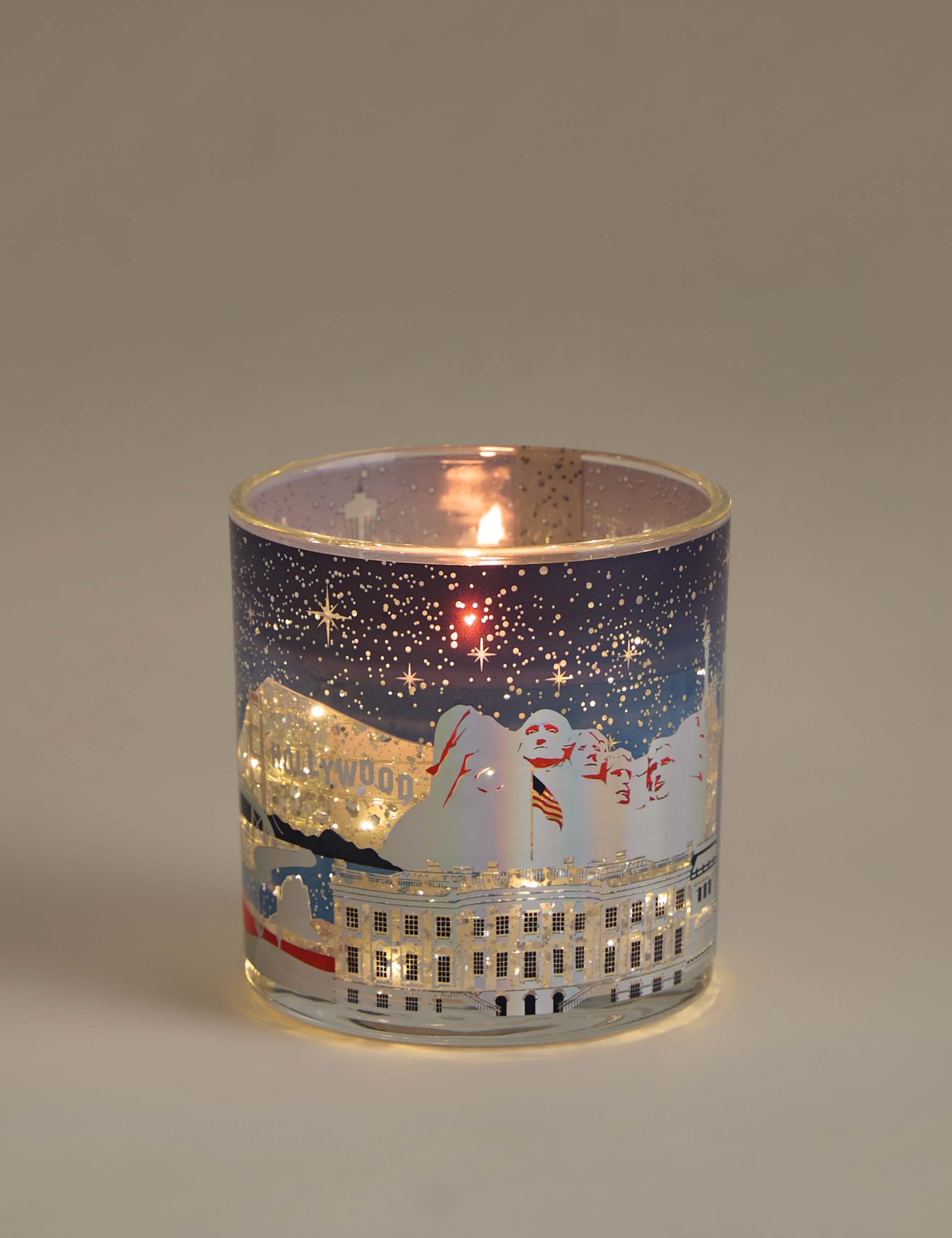 USA Light Up Candle