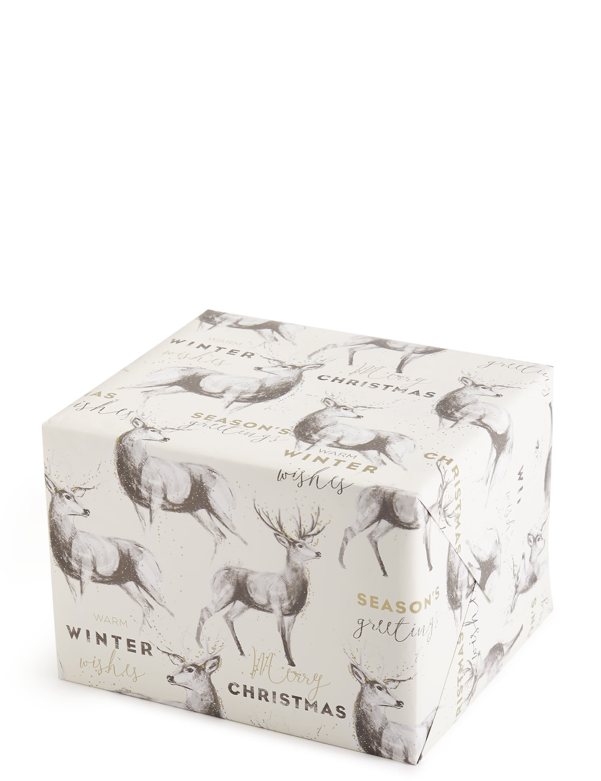 Stag Christmas Wrapping Paper 3m Image 1 of 2