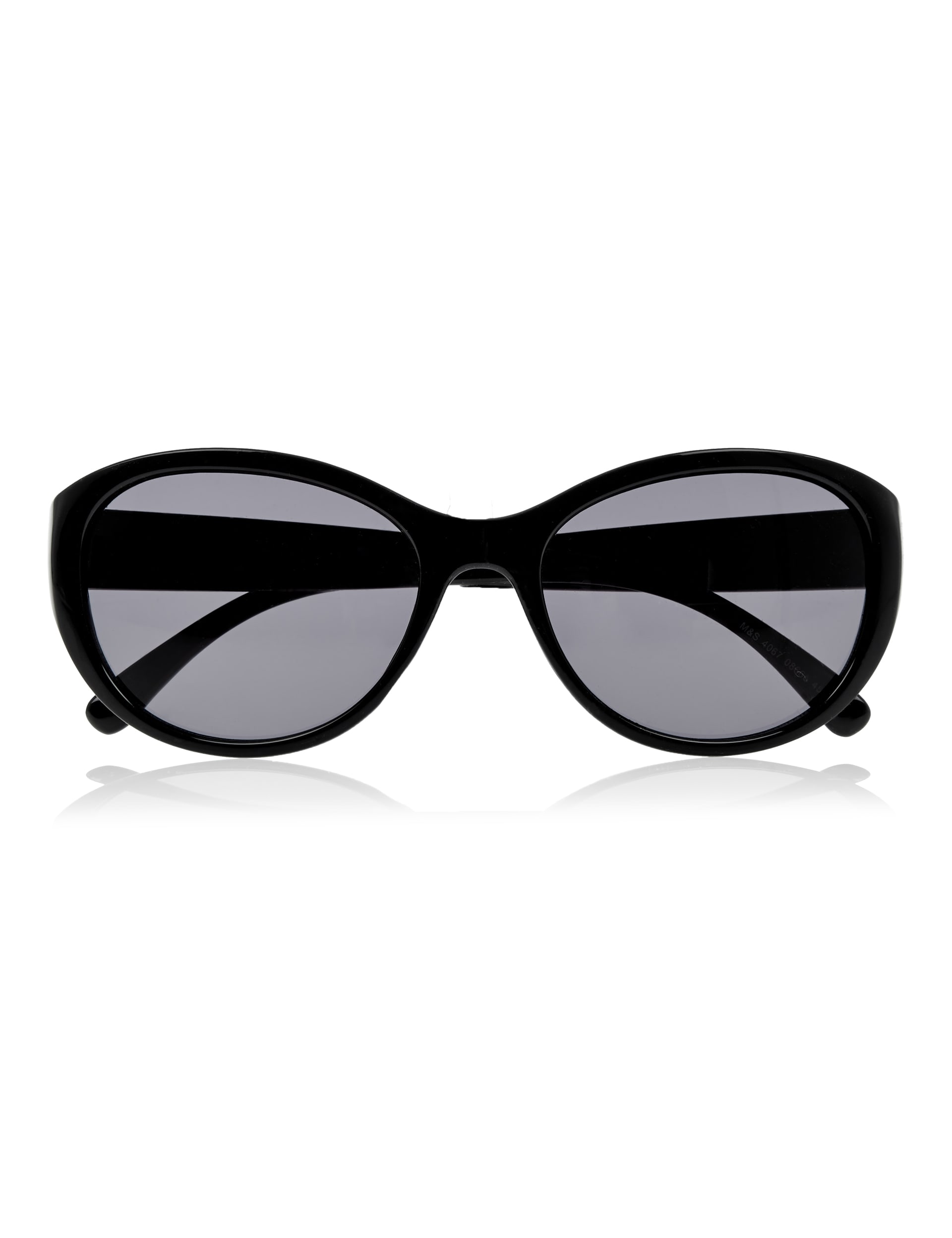 Tortoiseshell Print Small Cat's Eye Sunglasses Image 1 of 2