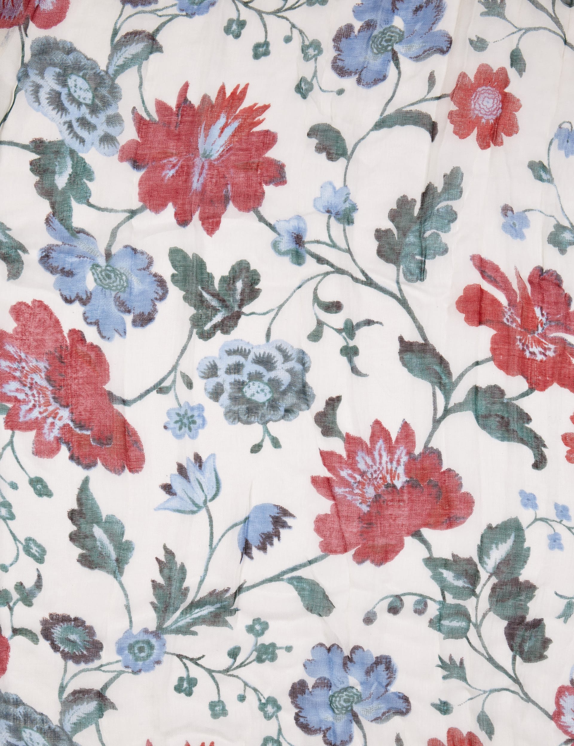 Modal Blend Vintage Style Floral Scarf Image 2 of 3