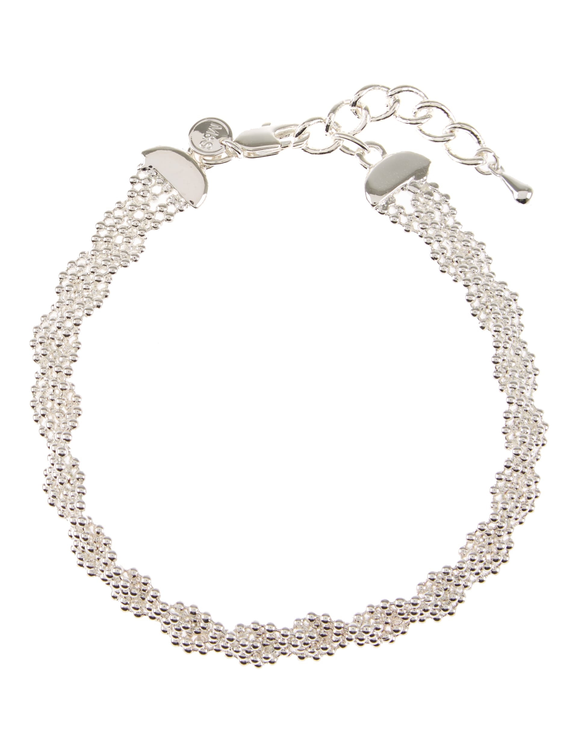 Silver Plated Ball Chain Bracelet Image 1 of 1
