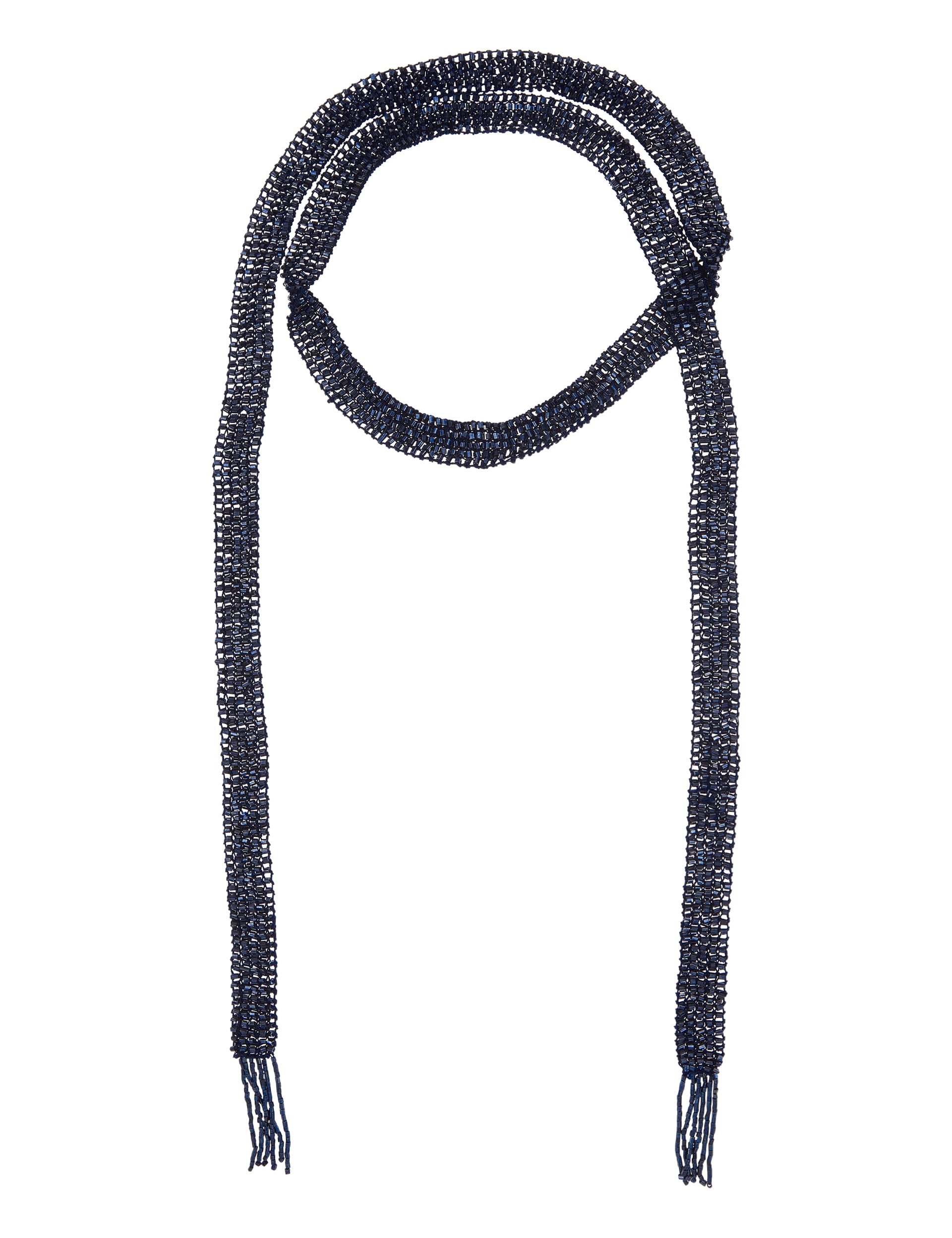 Skinny Bugle Scarf Necklace Image 1 of 1