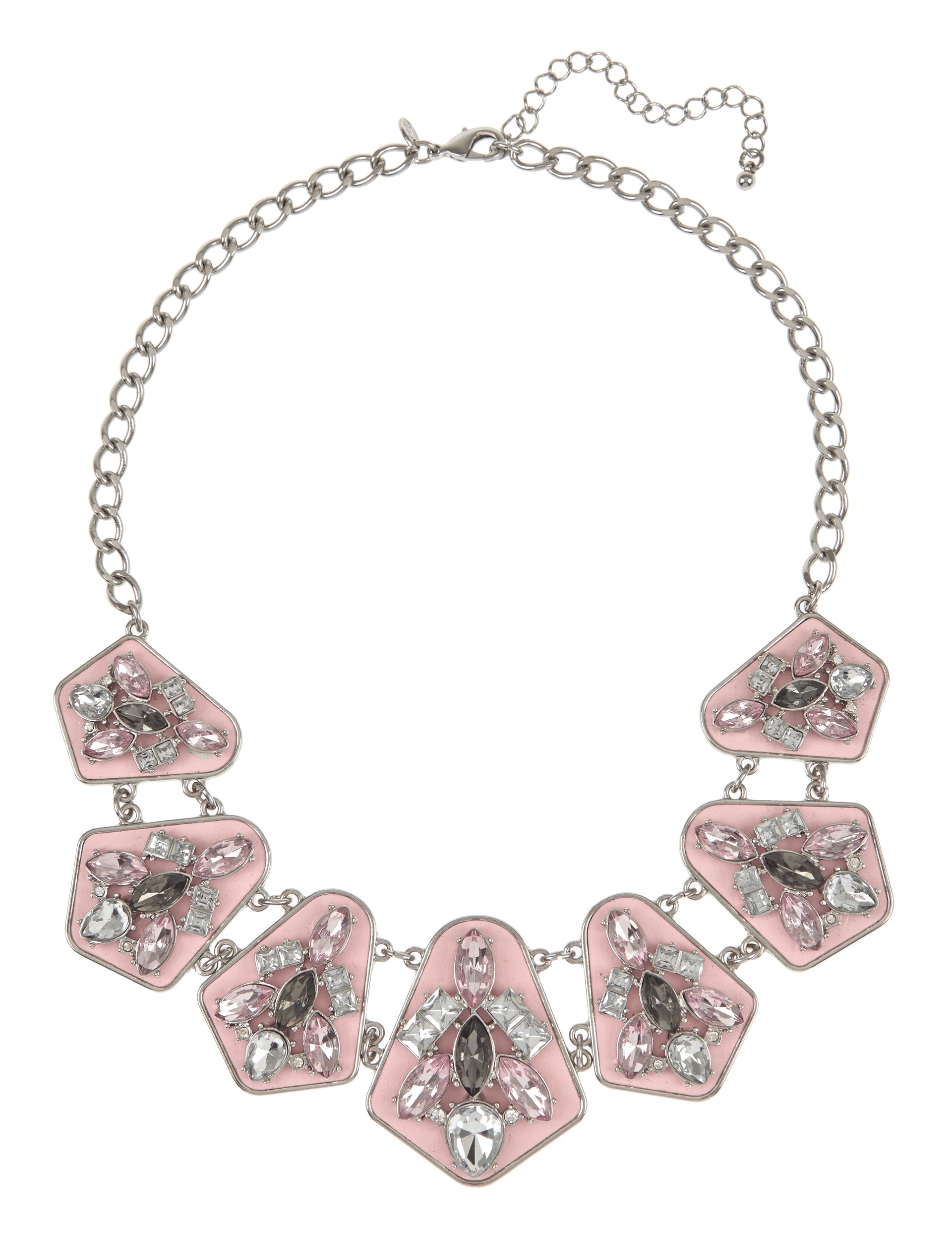 Jewel Embellished Stone Necklace Image 1 of 1