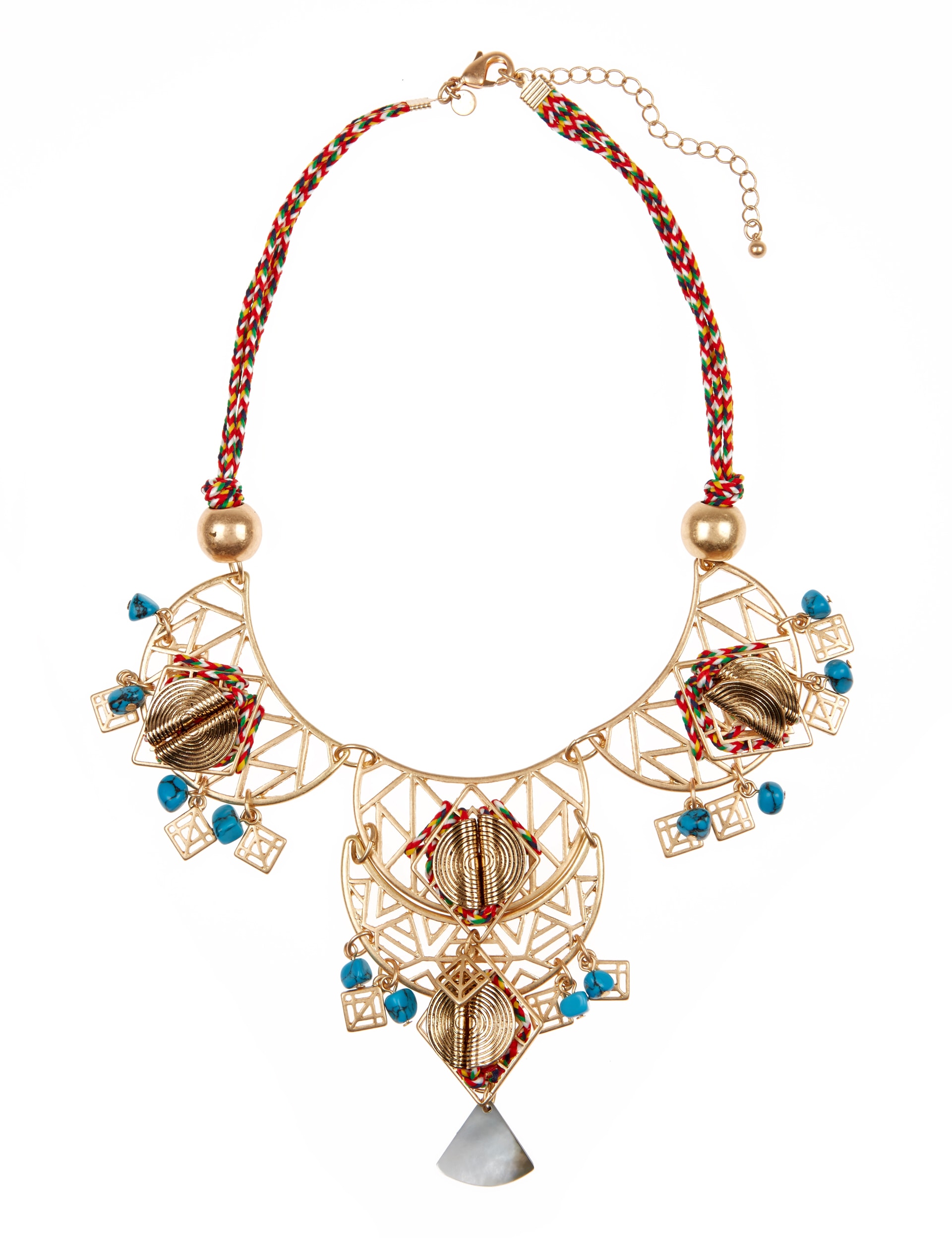 Ethnic Statement Collar Necklace Image 1 of 1