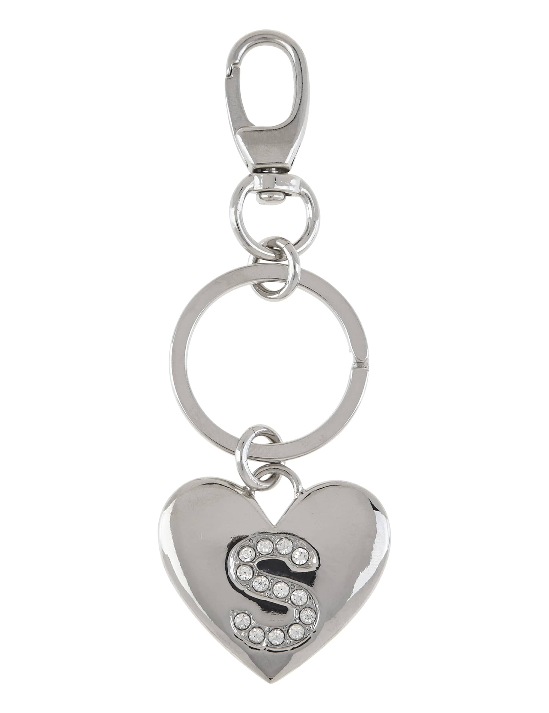 Diamanté Letter S Heart Keyring | M&S Collection | M&S