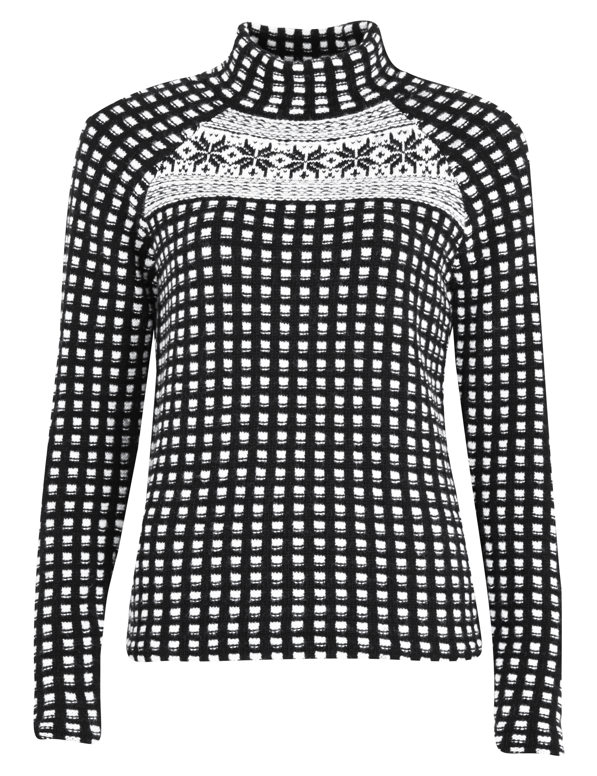 Snowflake Christmas Jumper with Wool Image 2 of 6