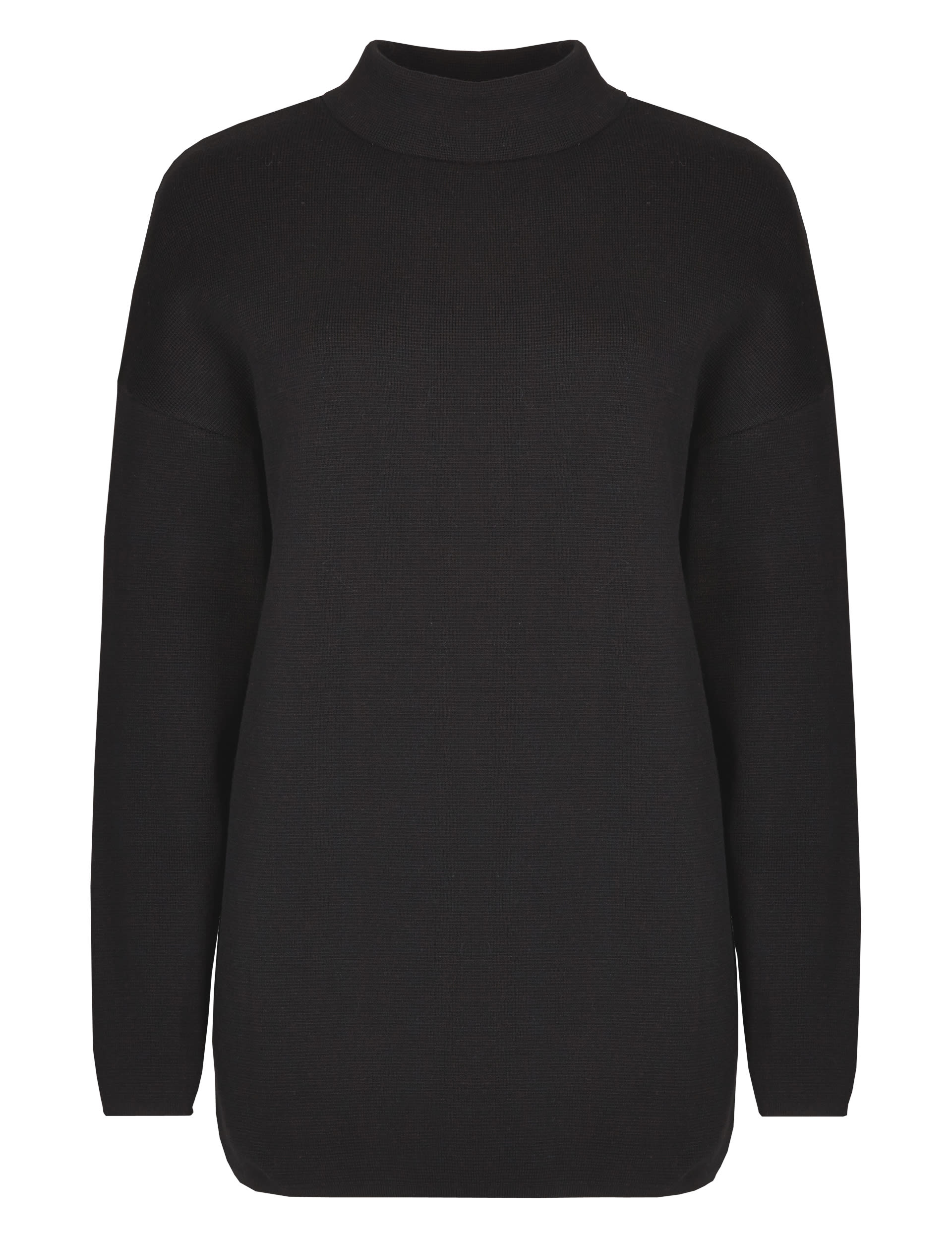 Pure Cotton Polo Neck Jumper Image 2 of 6