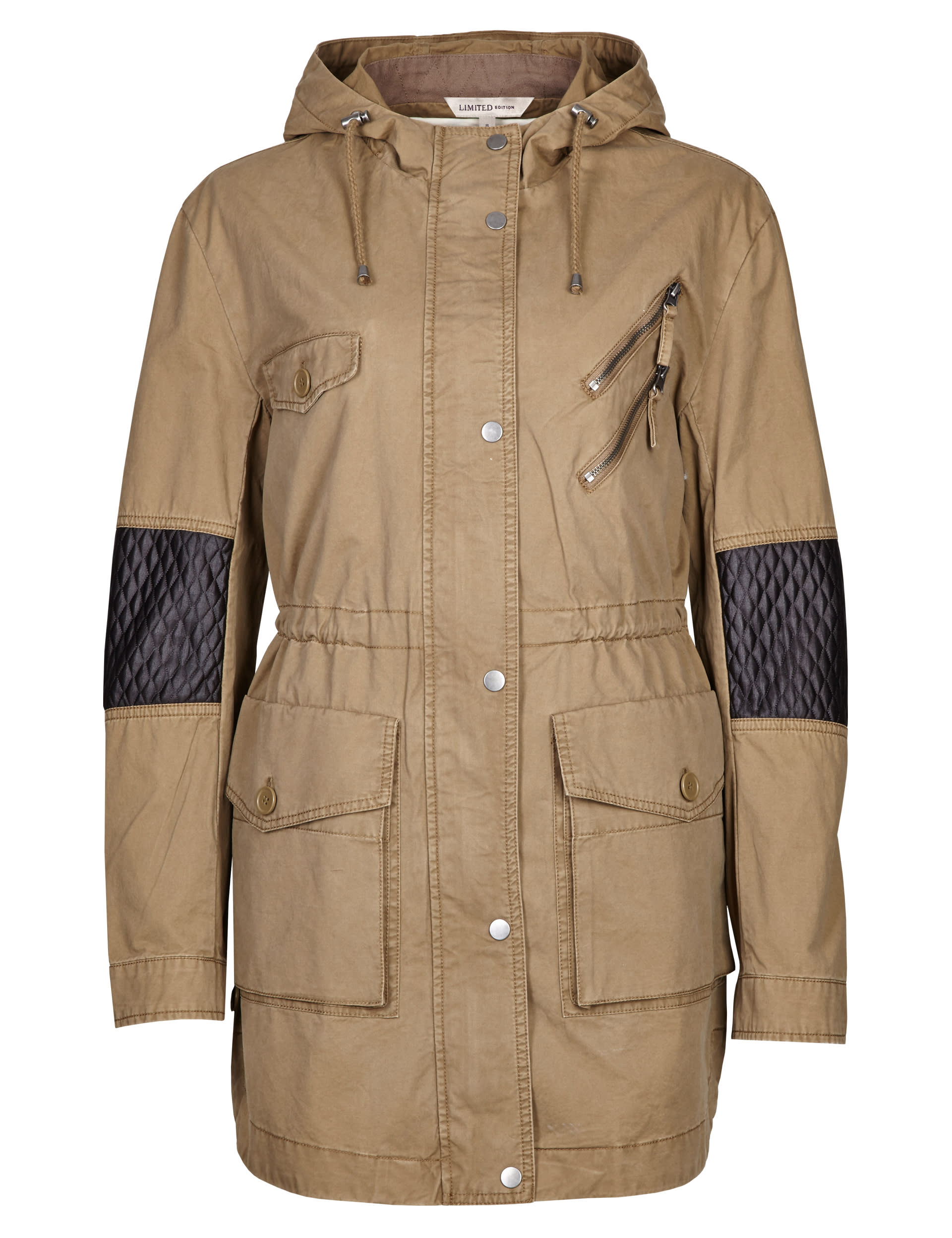 Pure Cotton Borg-Lined Parka Image 2 of 8
