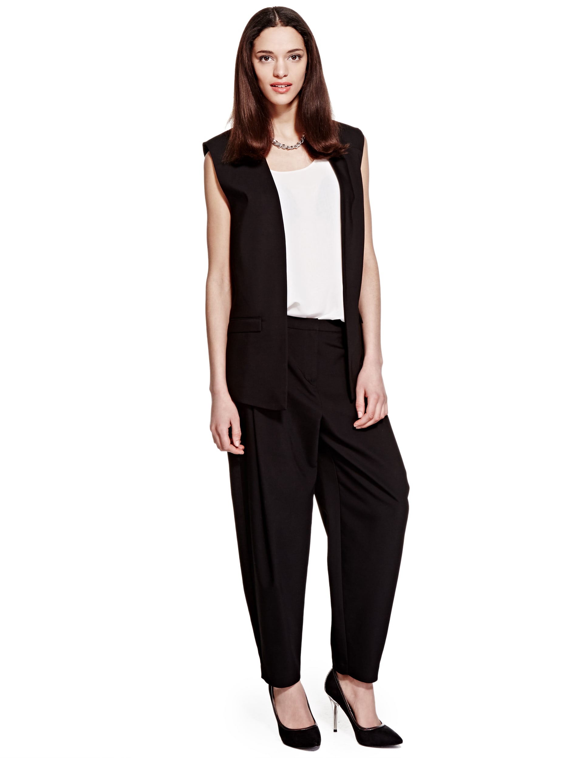 Sleeveless Blazer Image 2 of 6