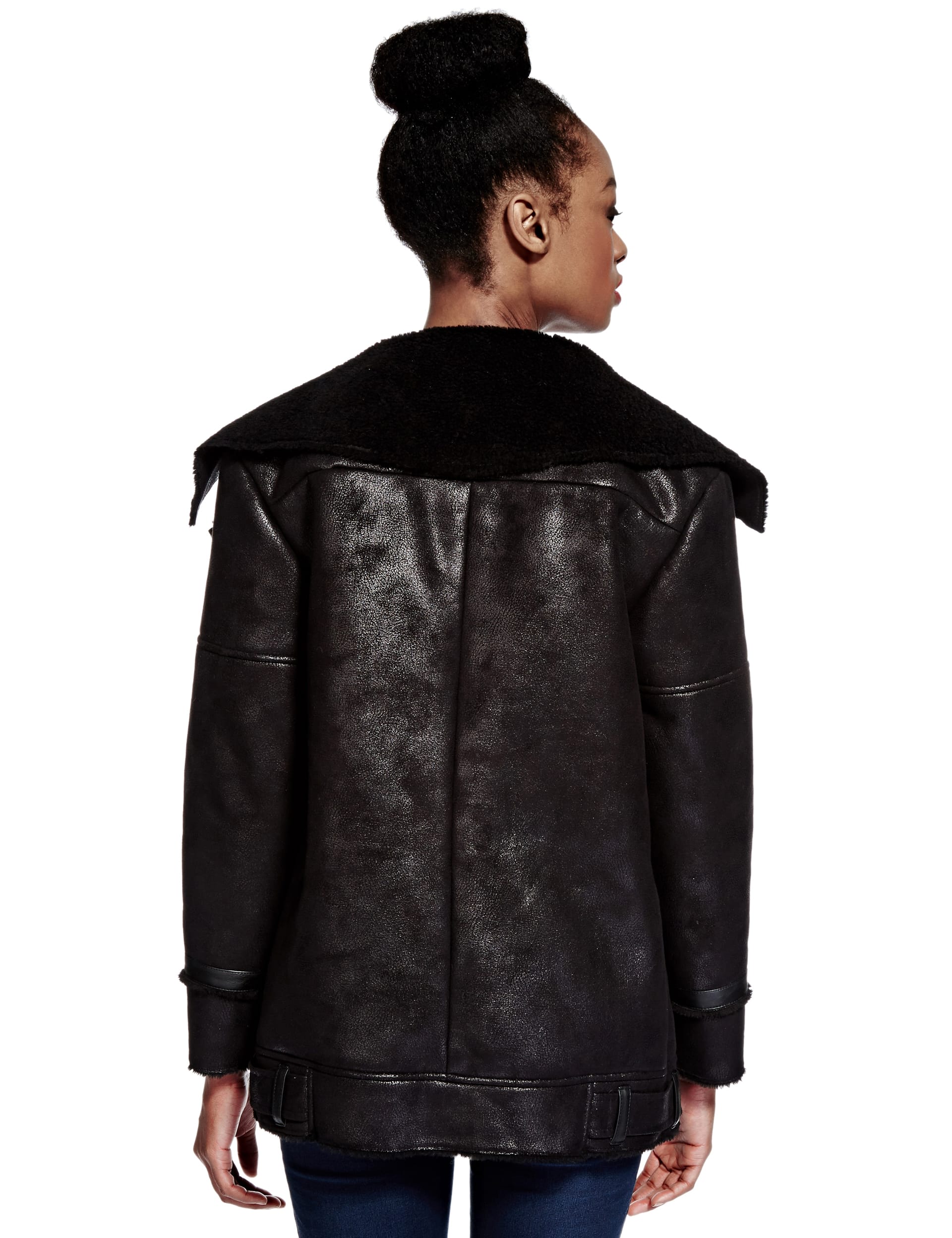 Faux Fur Aviator Jacket | Limited Edition | M&S