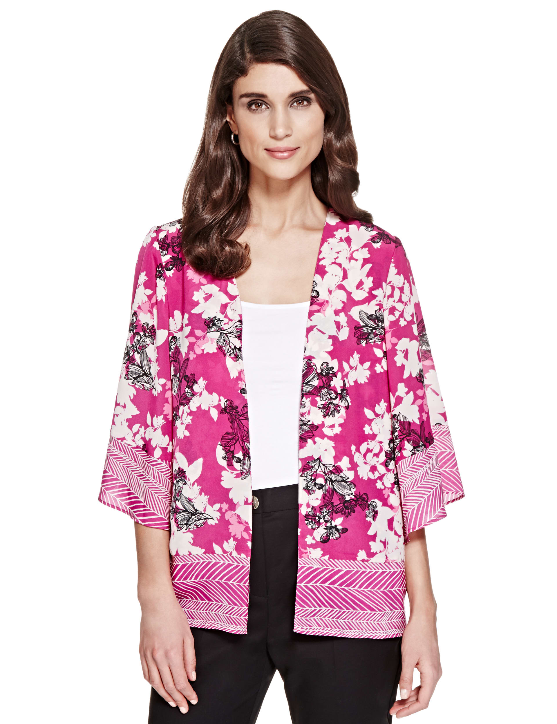 Floral Kimono Per Una M S