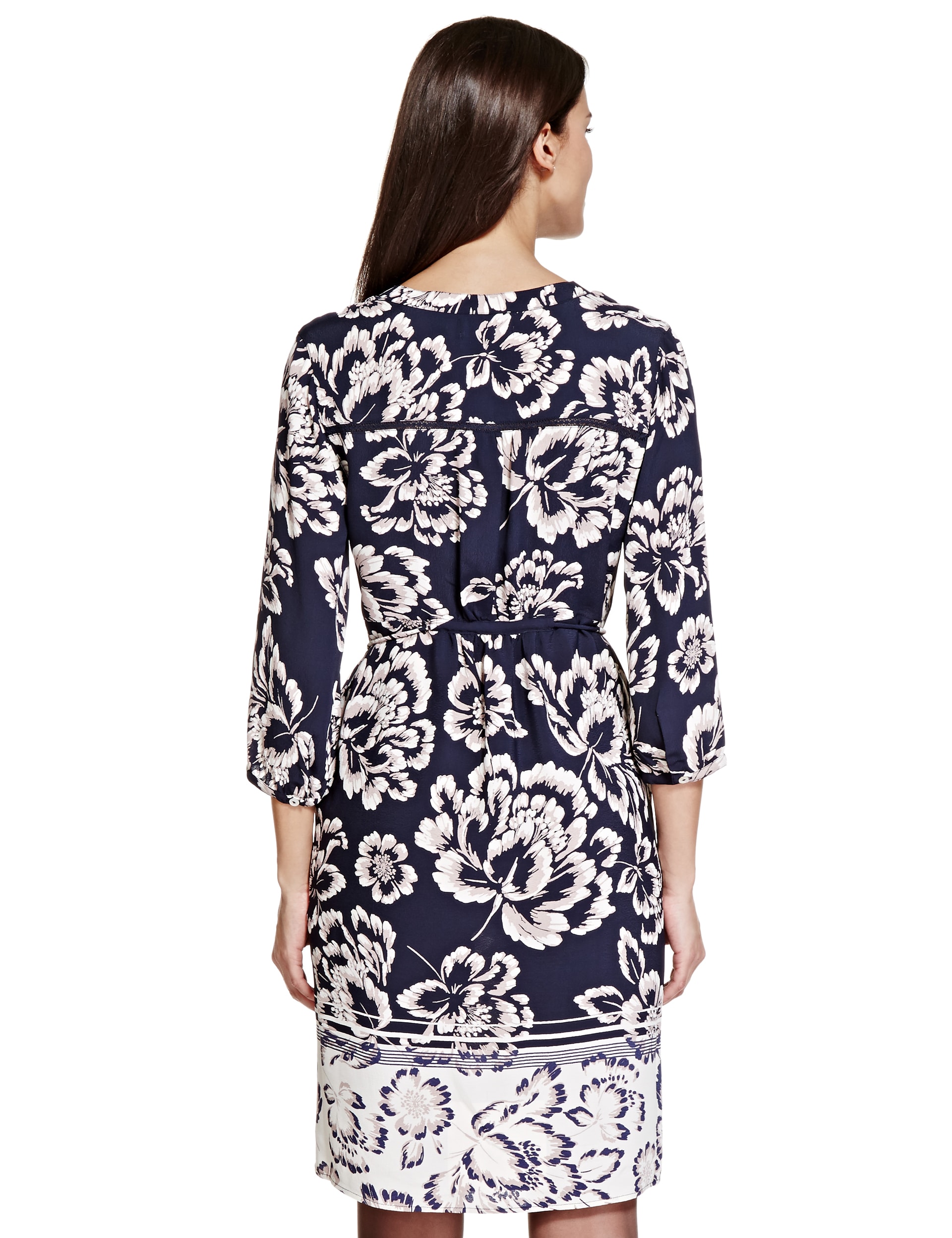Silhouette Floral Shift Dress Image 2 of 4