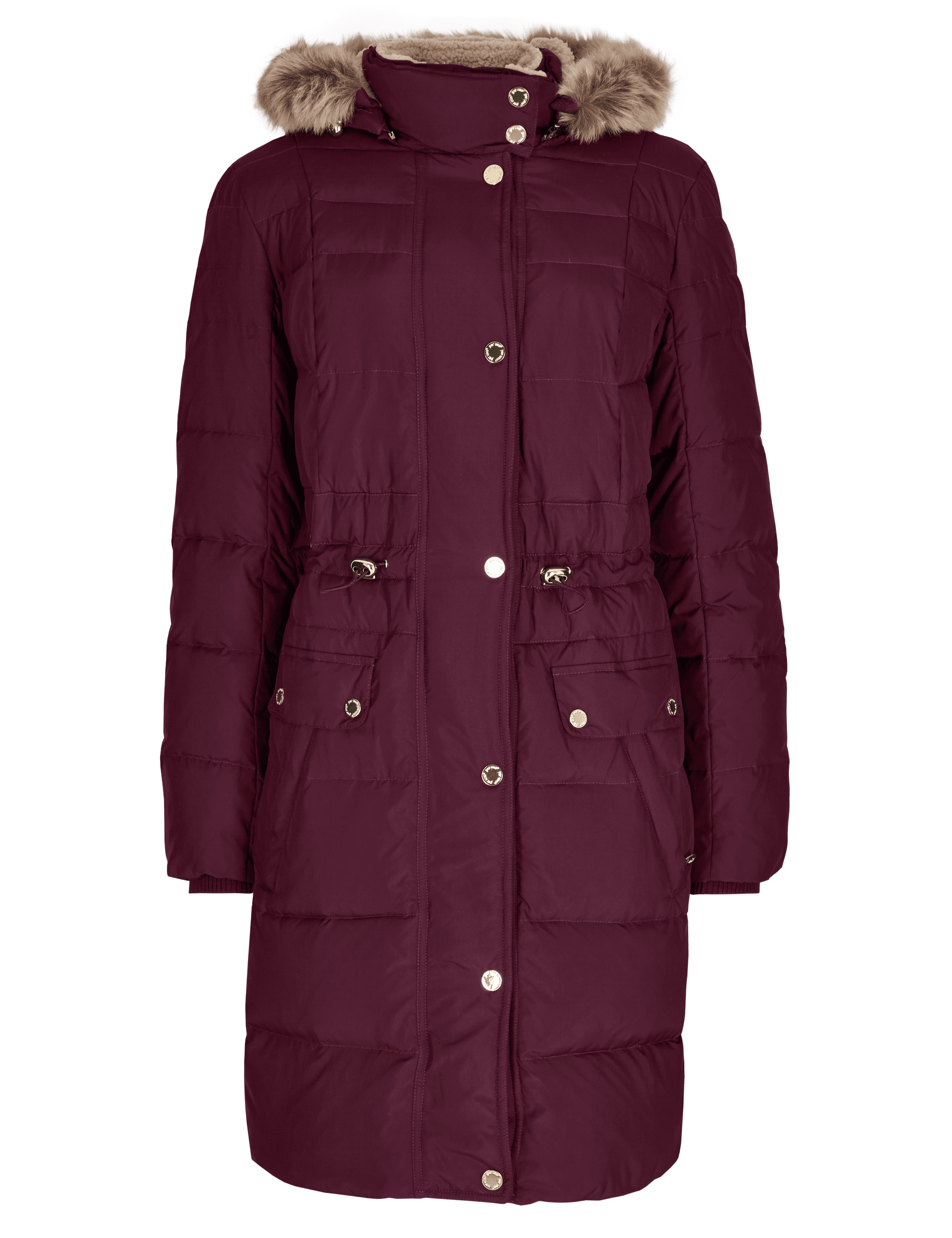 Premium Down Filled Feather Quilted Coat with Stormwear™ | Per Una | M&S