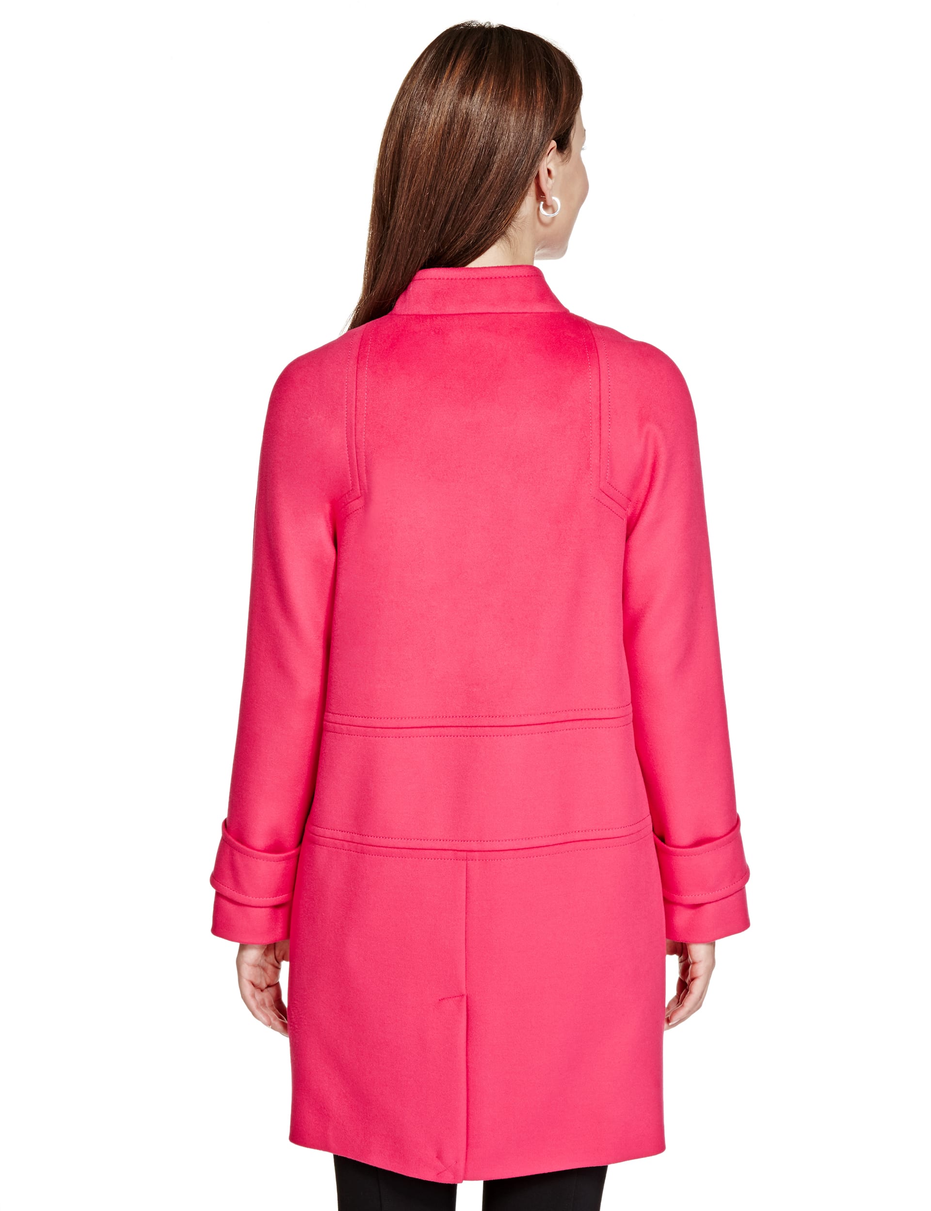 Soft Touch Funnel Neck Coat Image 2 of 4