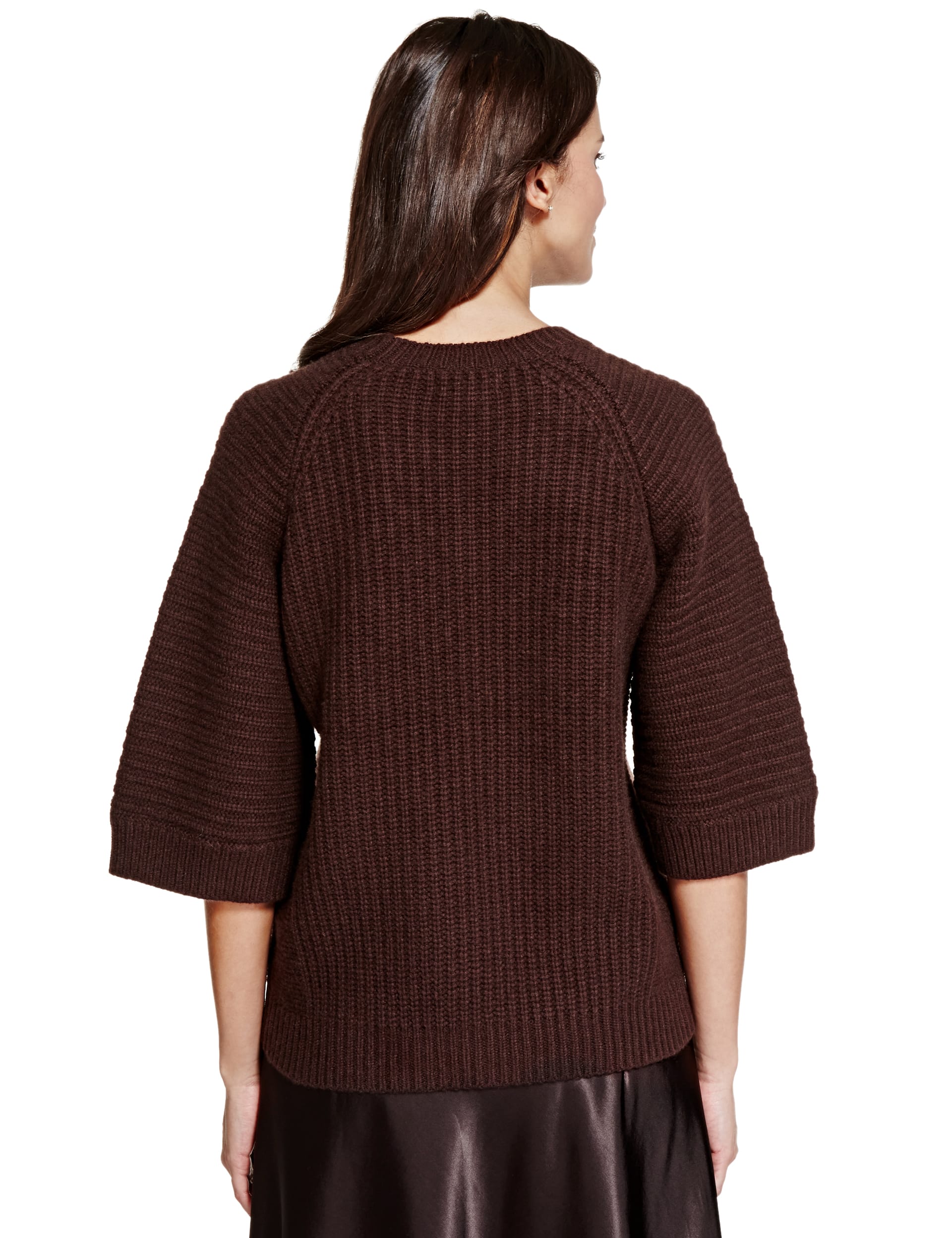 Speziale Wool Rich Kimono Jumper with Cashmere Image 2 of 4