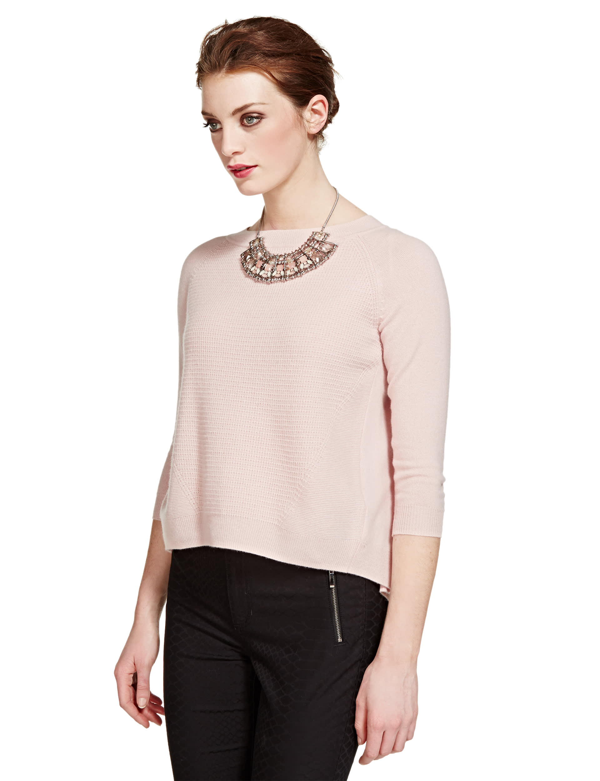 Speziale Pure Cashmere Split Back Jumper Image 2 of 4
