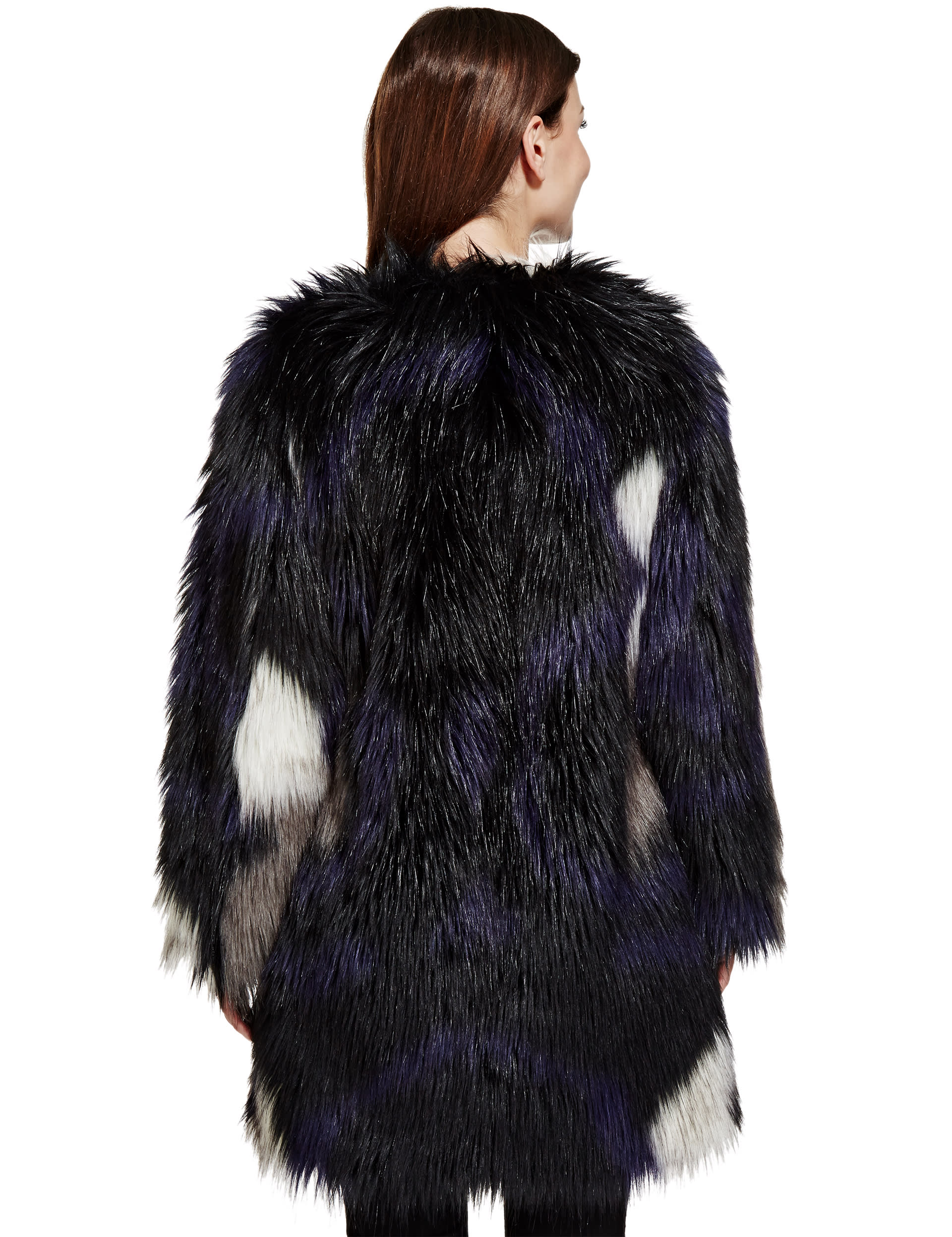 Speziale Faux Fur Overcoat Image 2 of 4