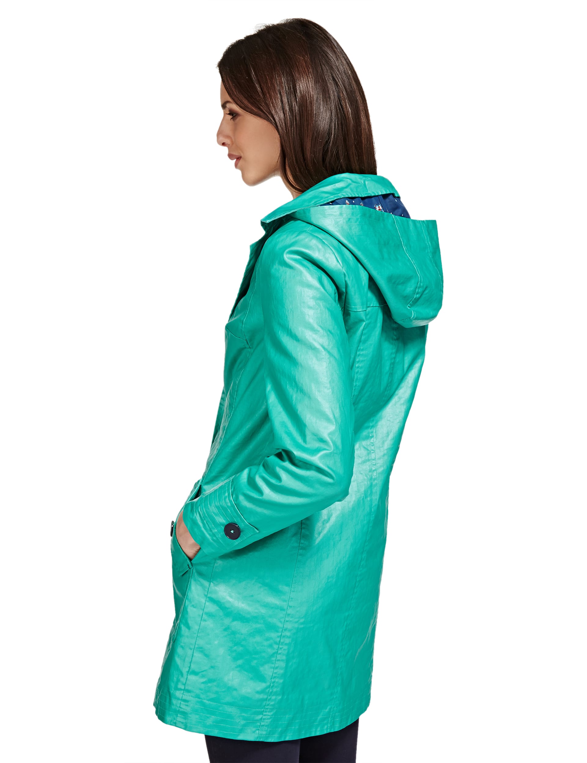 Pure Cotton Coated Mac with Stormwear™ Image 2 of 4