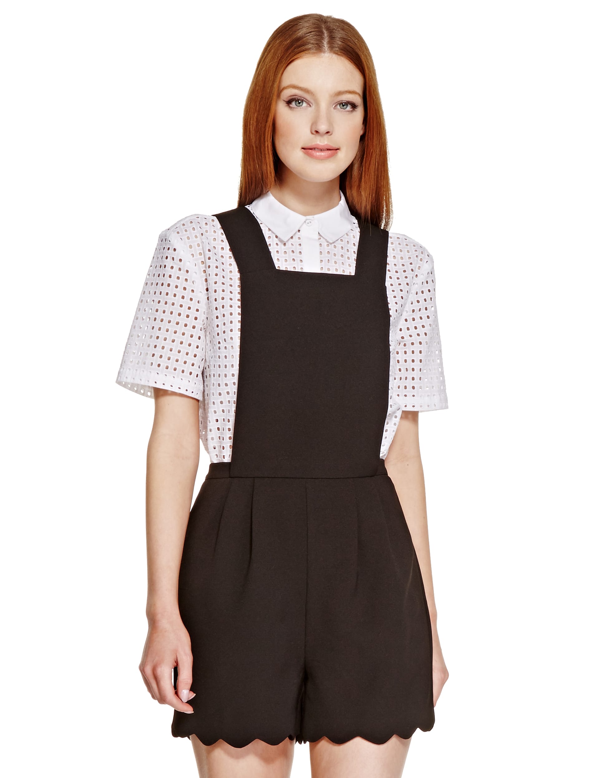 Scallop Edge Playsuit Image 2 of 4