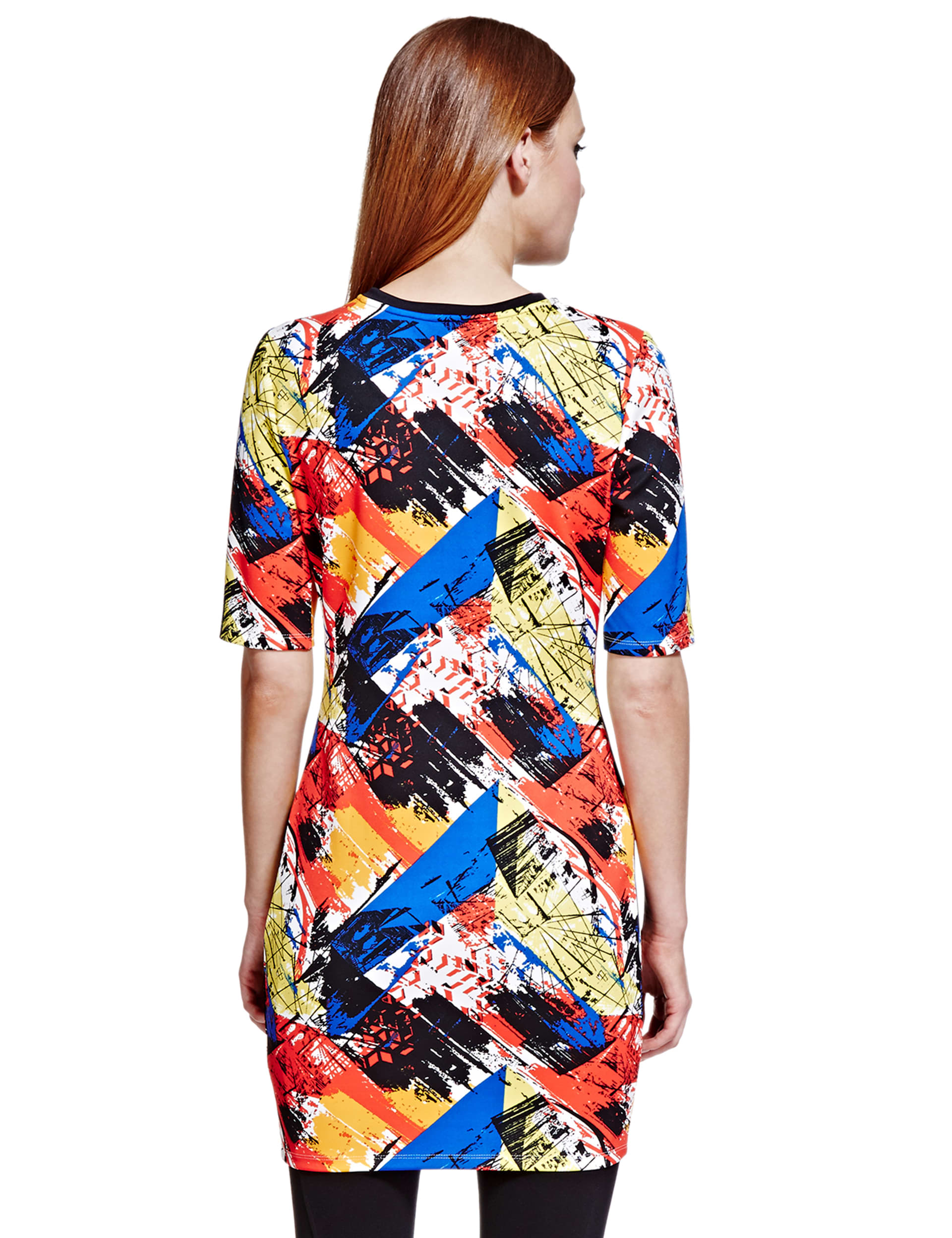 Art Paint Tunic Dress Image 2 of 4