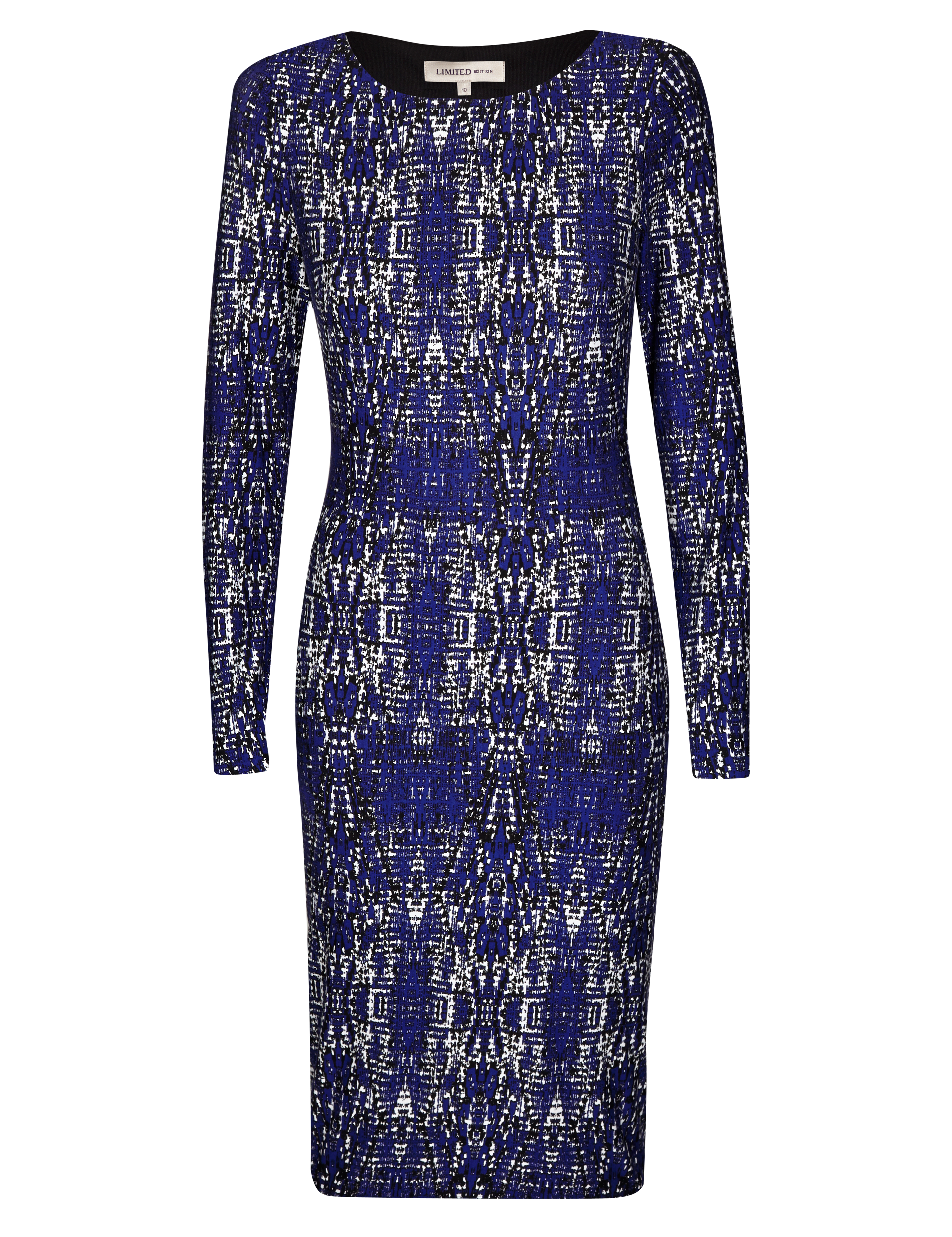 Abstract Print Bodycon Dress Image 2 of 6