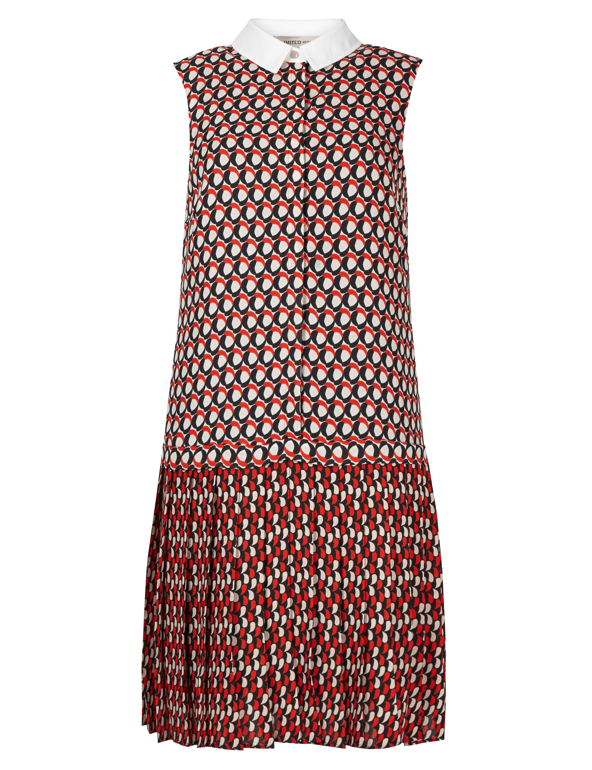 Geometric Print Shirt Dress Image 2 of 6