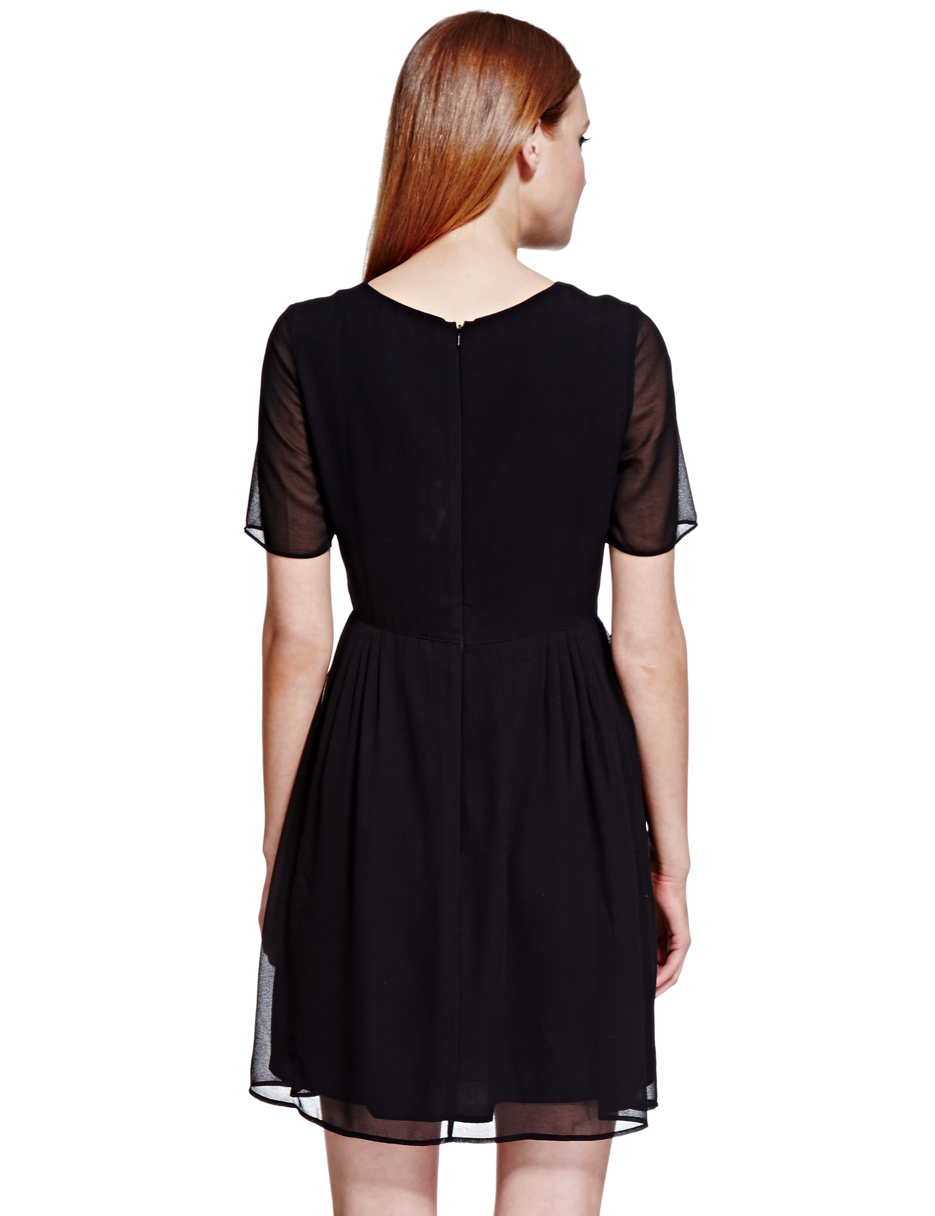 Key Embellished Fit & Flare Dress Image 2 of 4