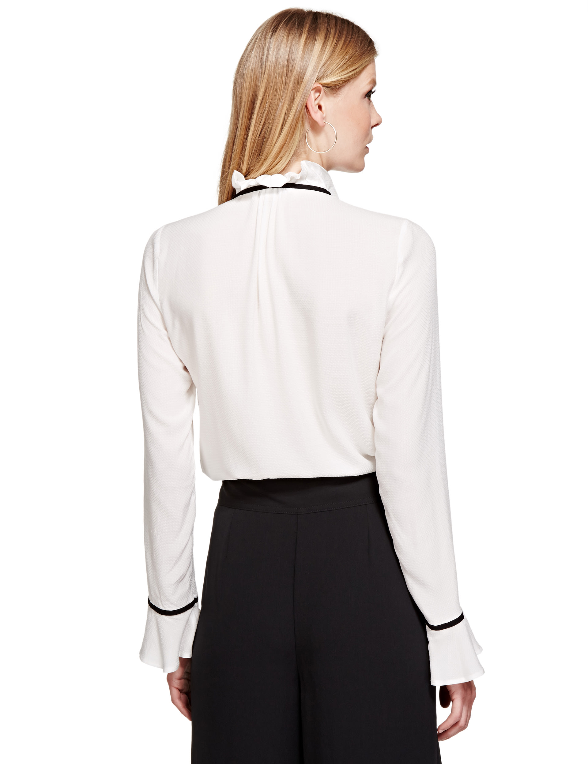Romantic Tie Neck Blouse Image 2 of 3