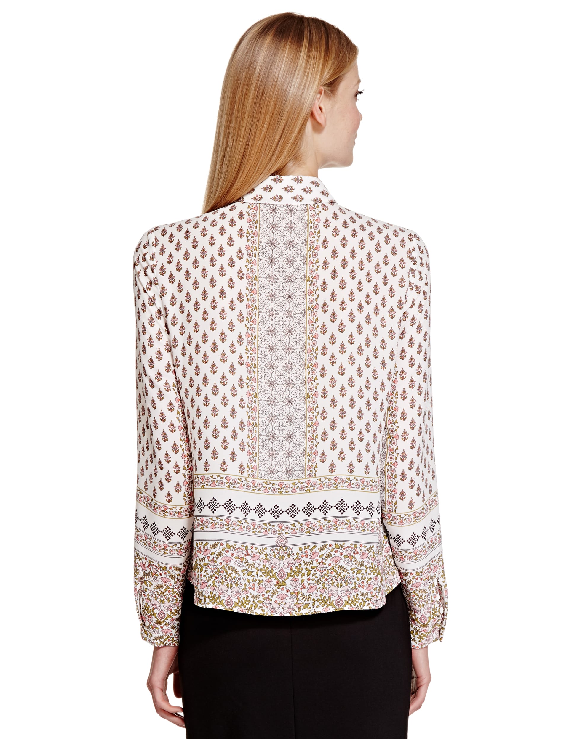 Scarf Print Shirt Image 2 of 4