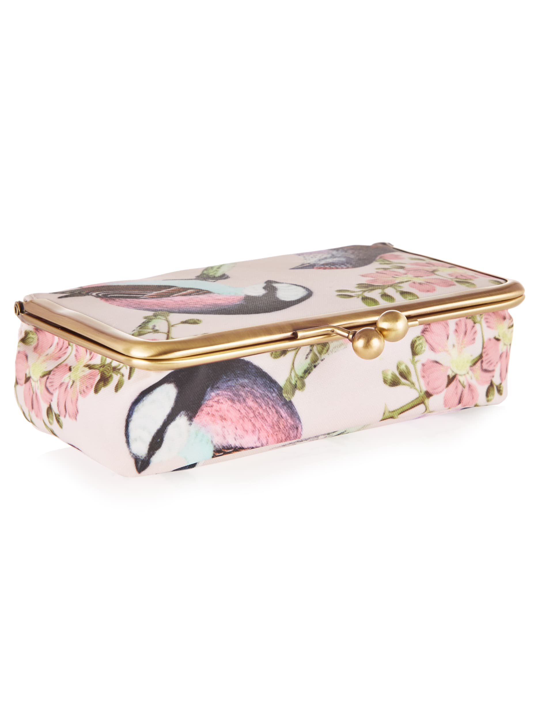 Vintage makeup bag with clasp hotsell