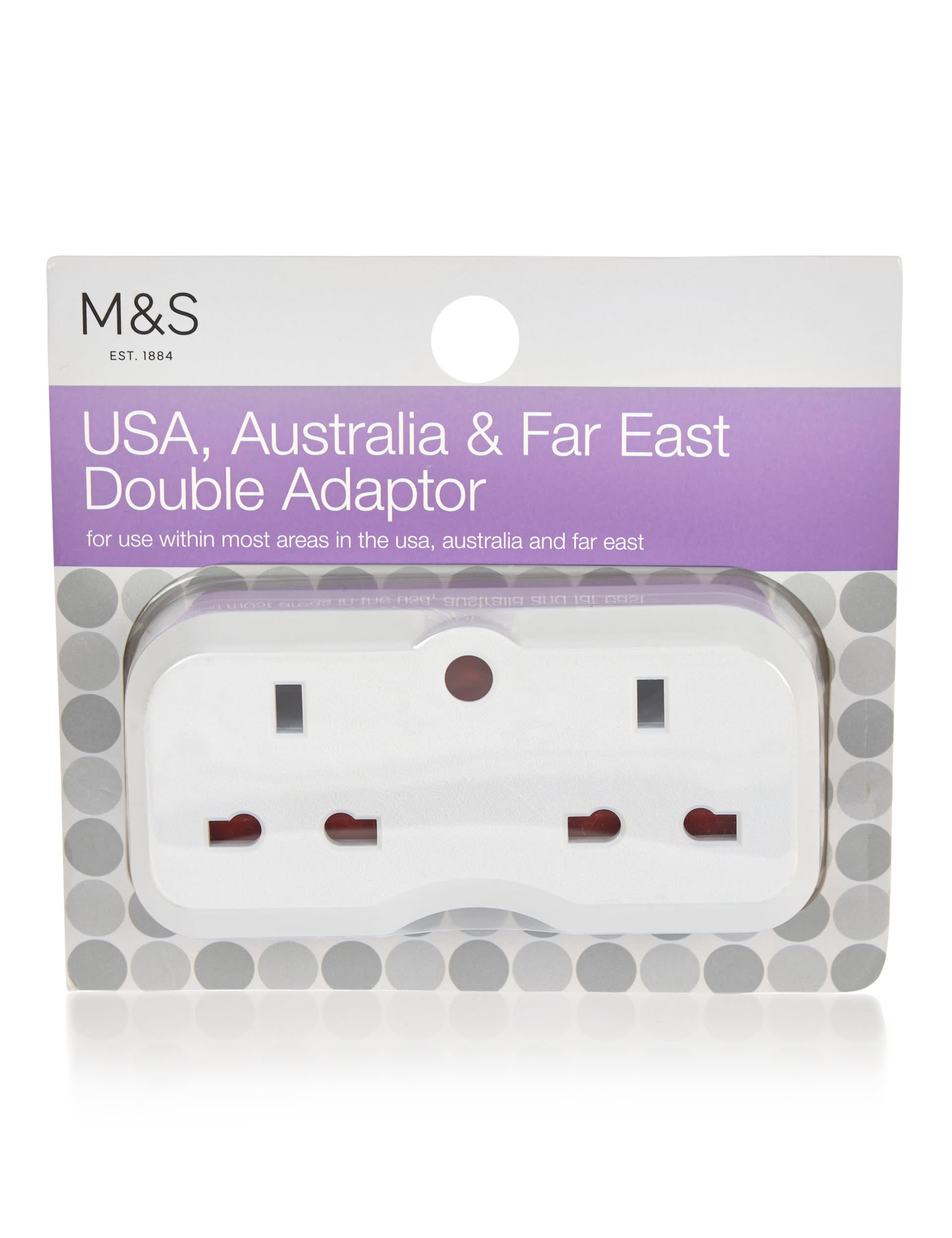 Double USA Adaptor | M&S Collection | M&S