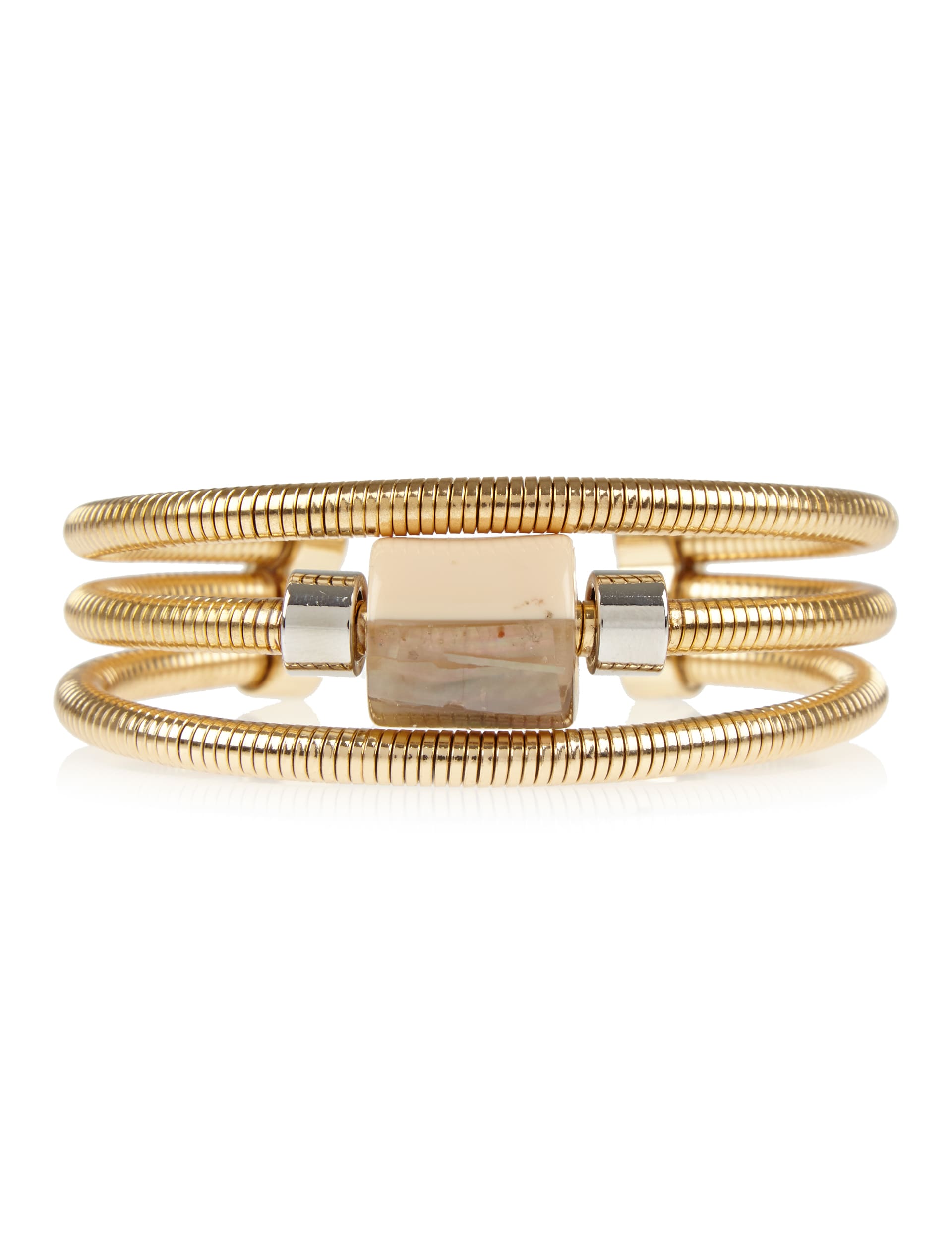 Stone Coil Cuff Bracelet Image 1 of 1