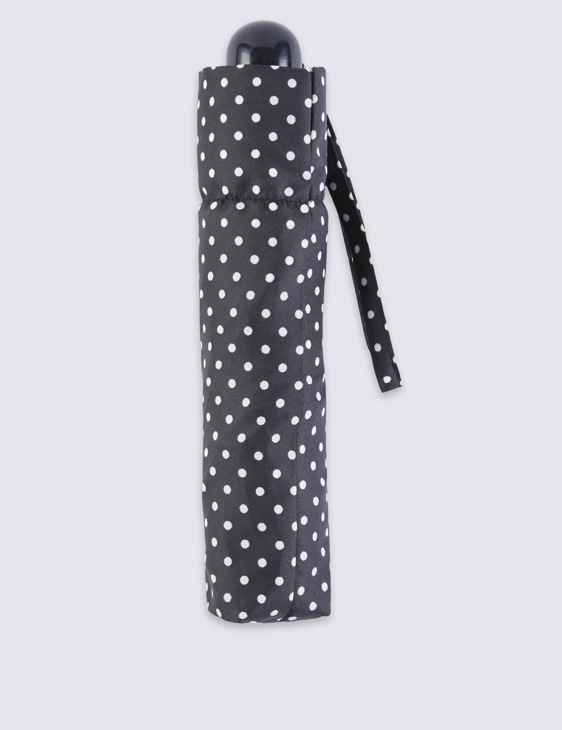 Mini Polka Dot Compact Umbrella with Stormwear™ Image 2 of 4