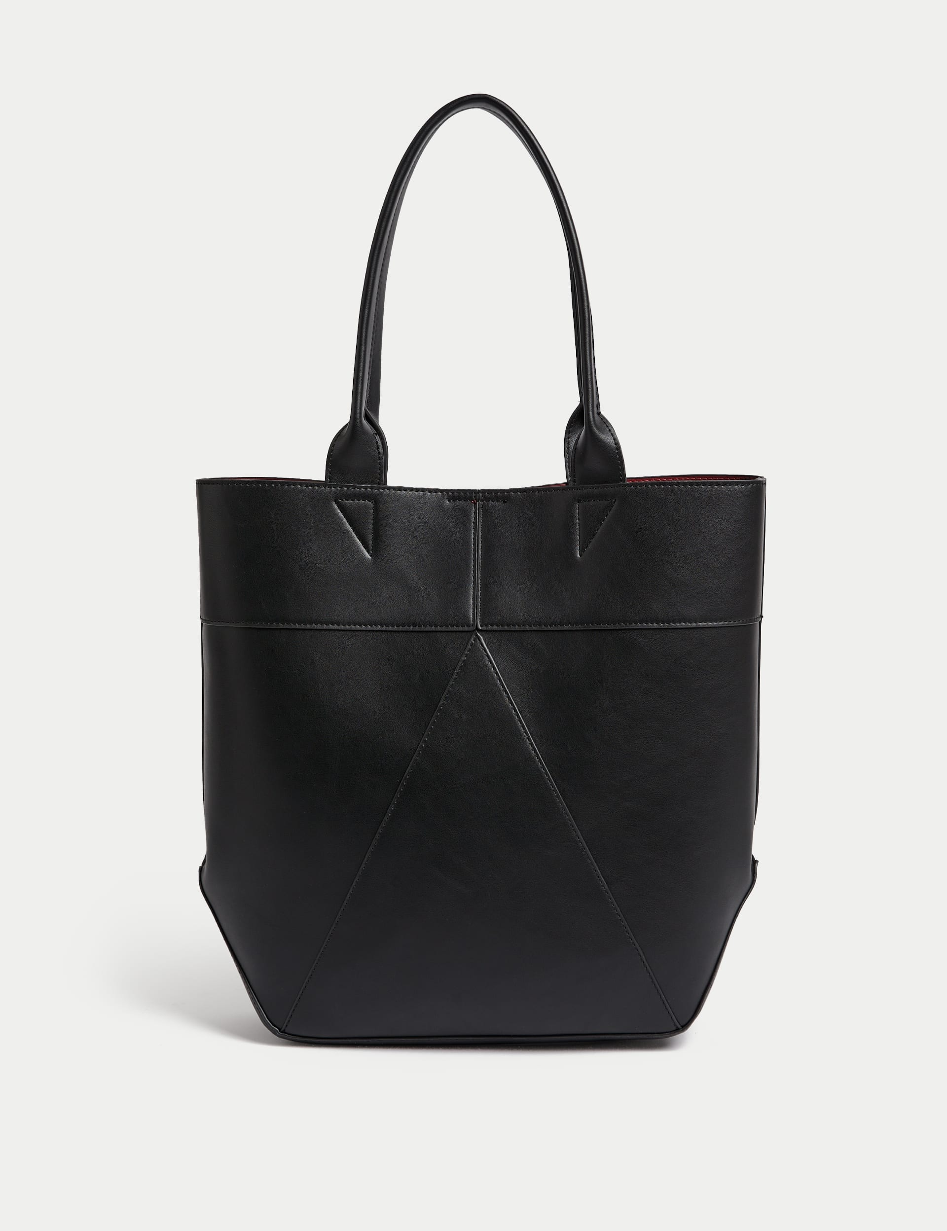 Faux Leather Shopper