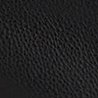 Leather Drawstring Tote Bag - black