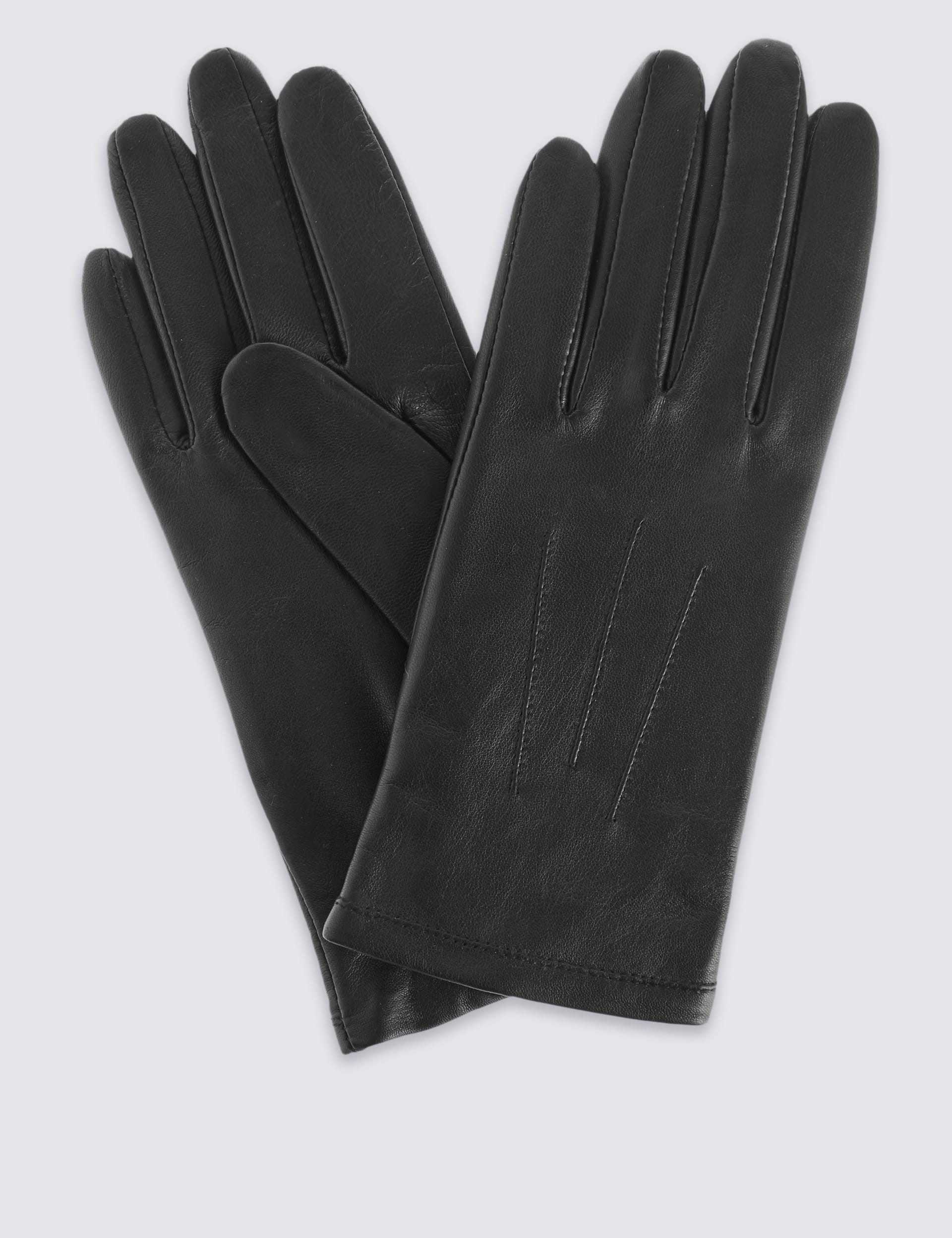 Leather Stitch Detail Gloves Image 2 of 4