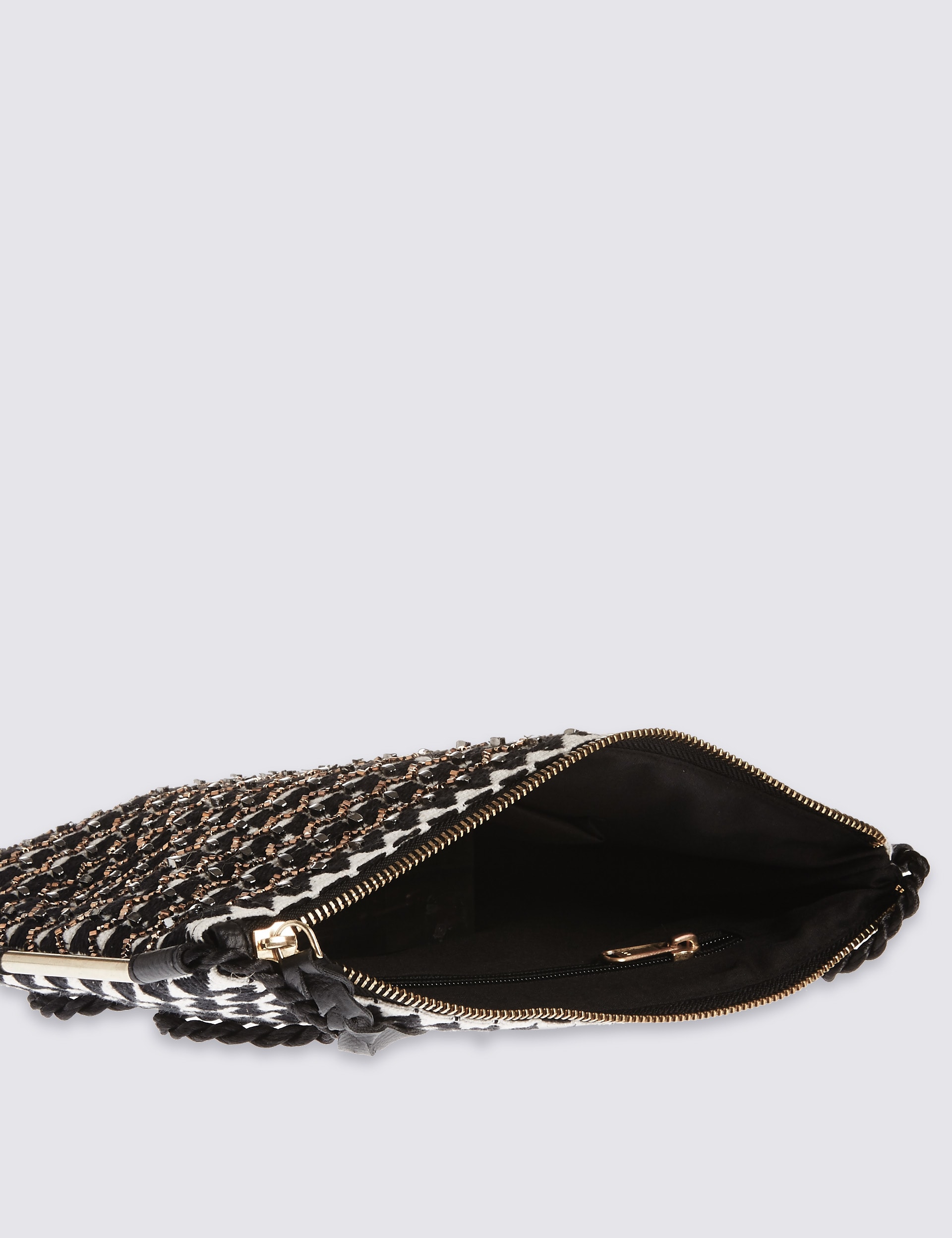 Geometric Beaded Clutch Bag Image 2 of 6