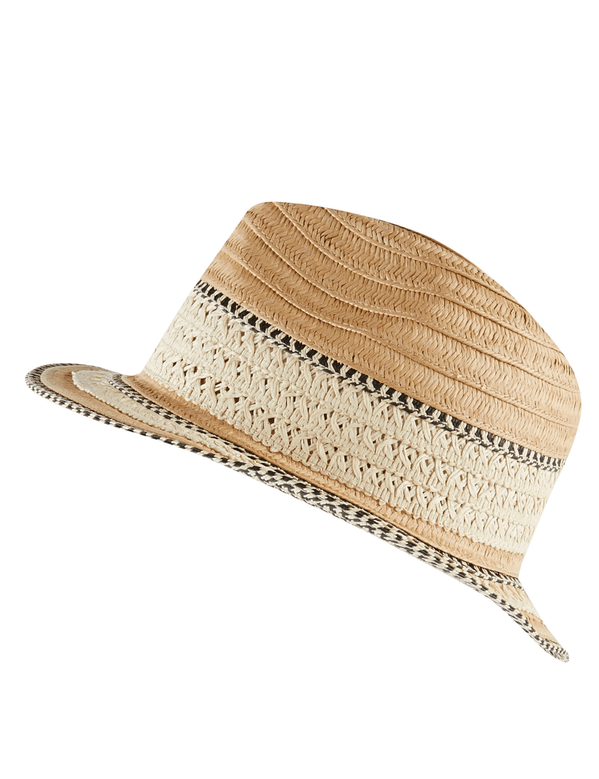 Mix Weave Trilby Hat Image 2 of 4