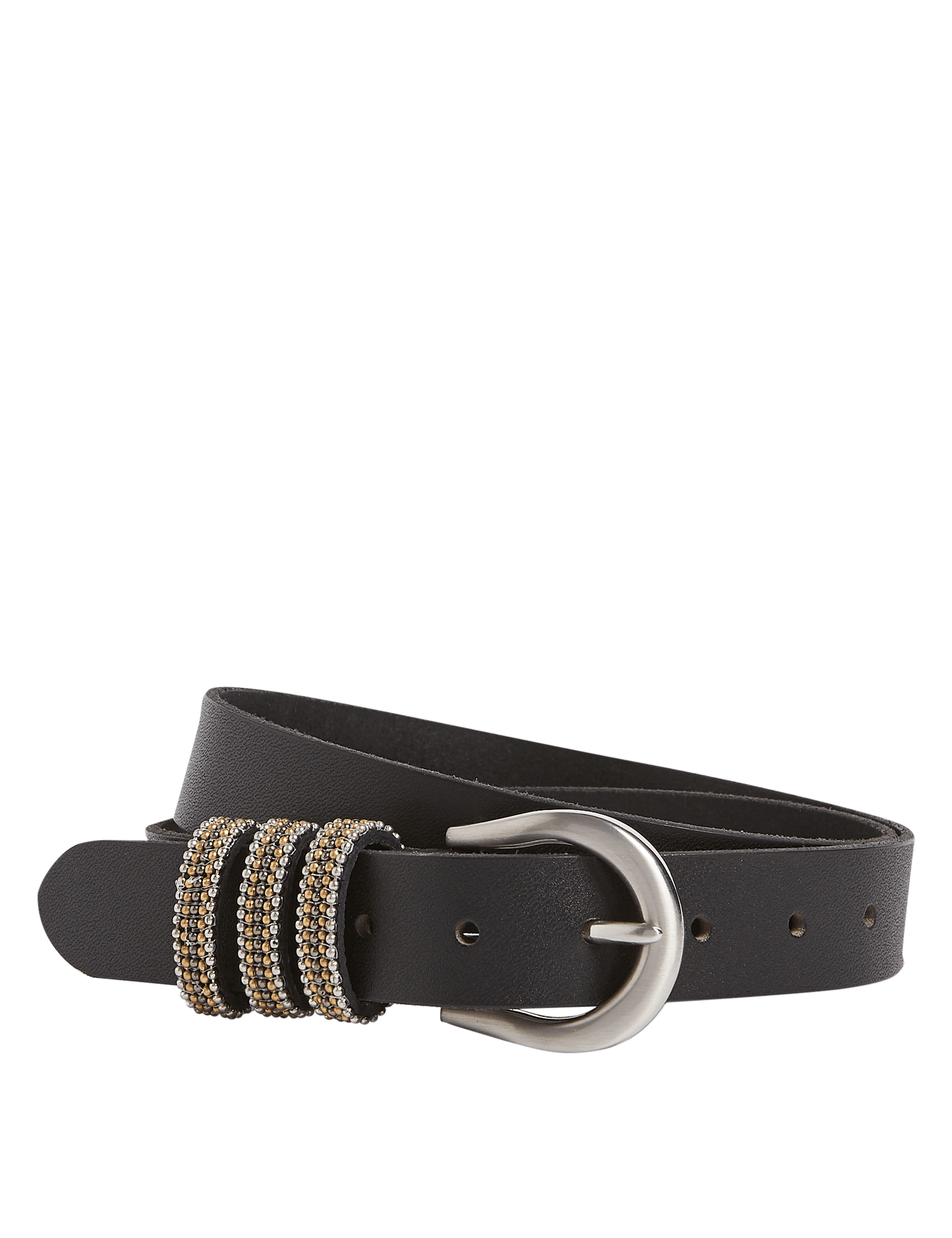 Leather Beaded Western Hip Belt Image 2 of 4