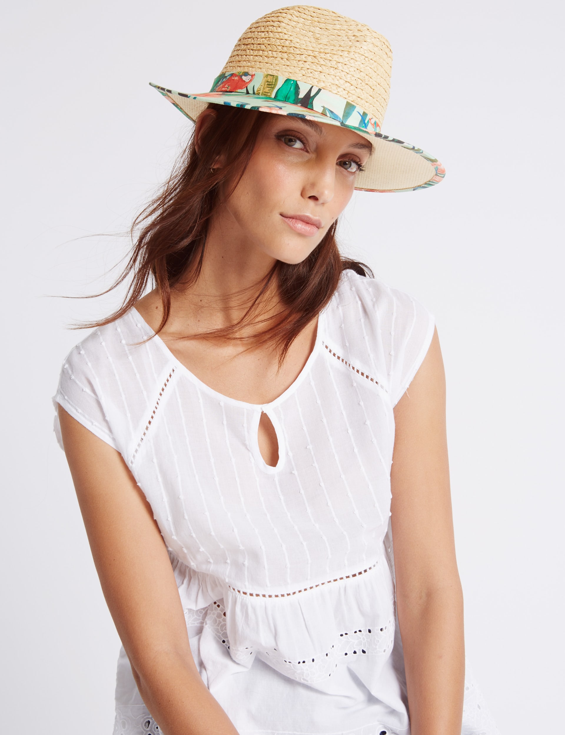 Havana Print Fedora Hat Image 2 of 3