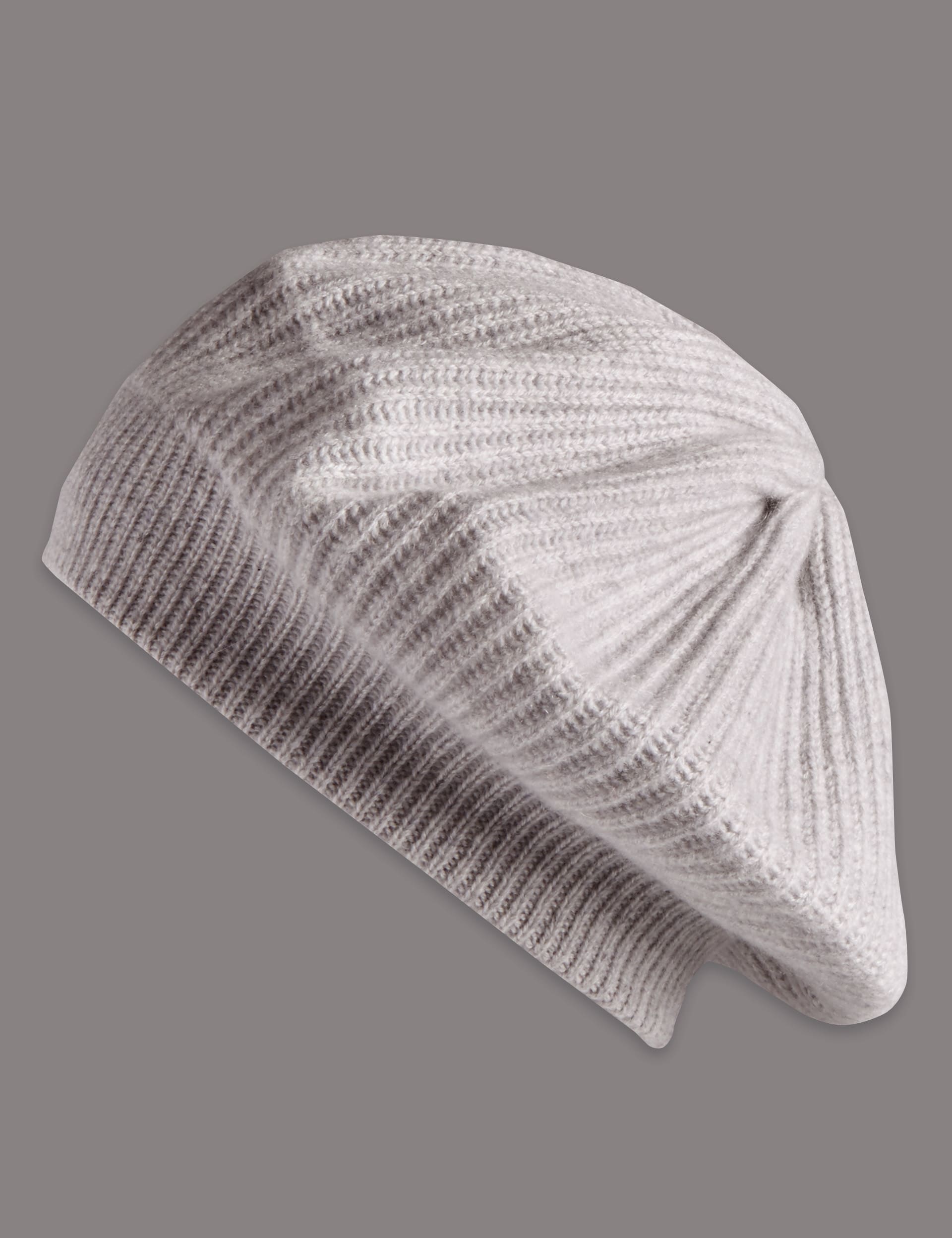 Pure Cashmere Beret Hat Image 2 of 3