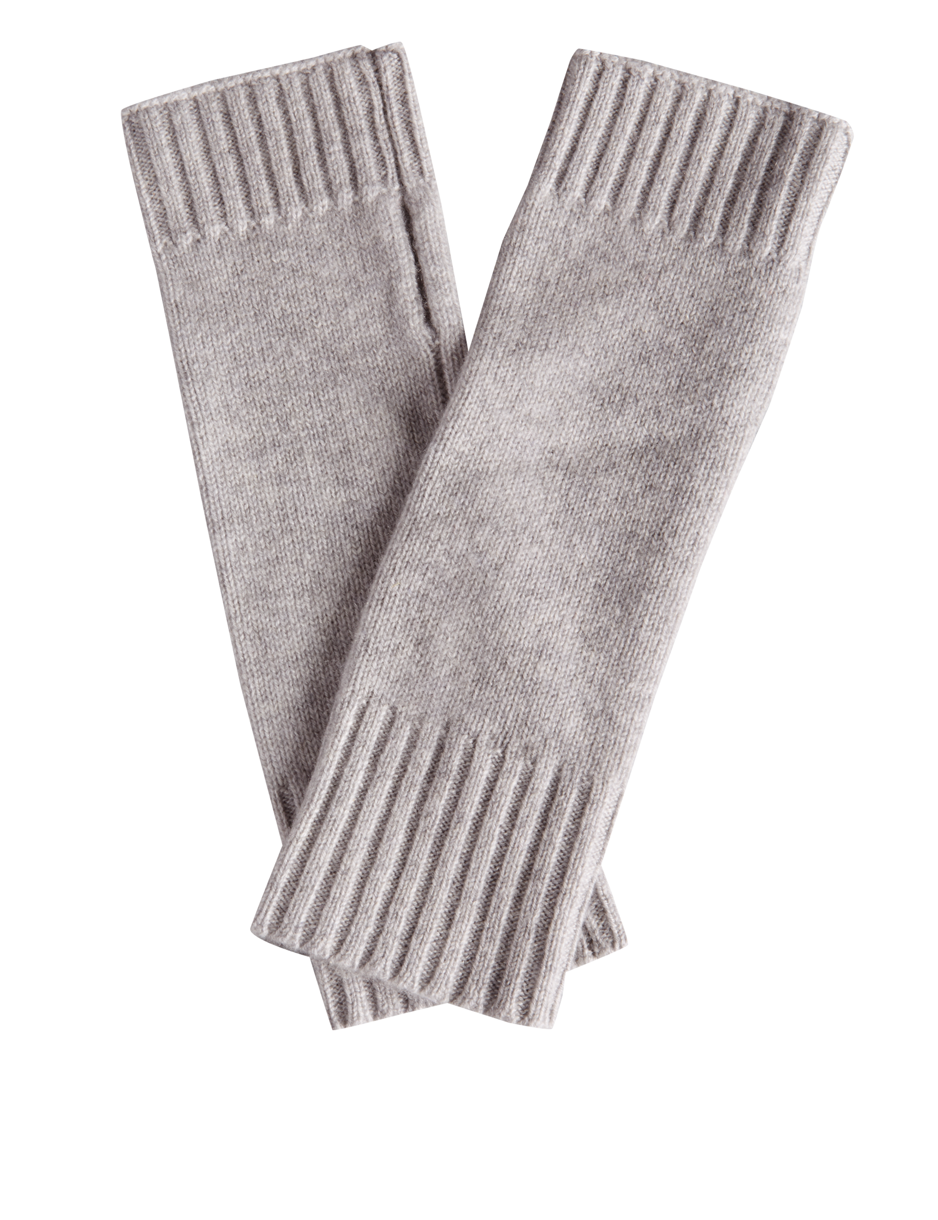 Cashmere Fingerless Knitted Gloves Image 2 of 4