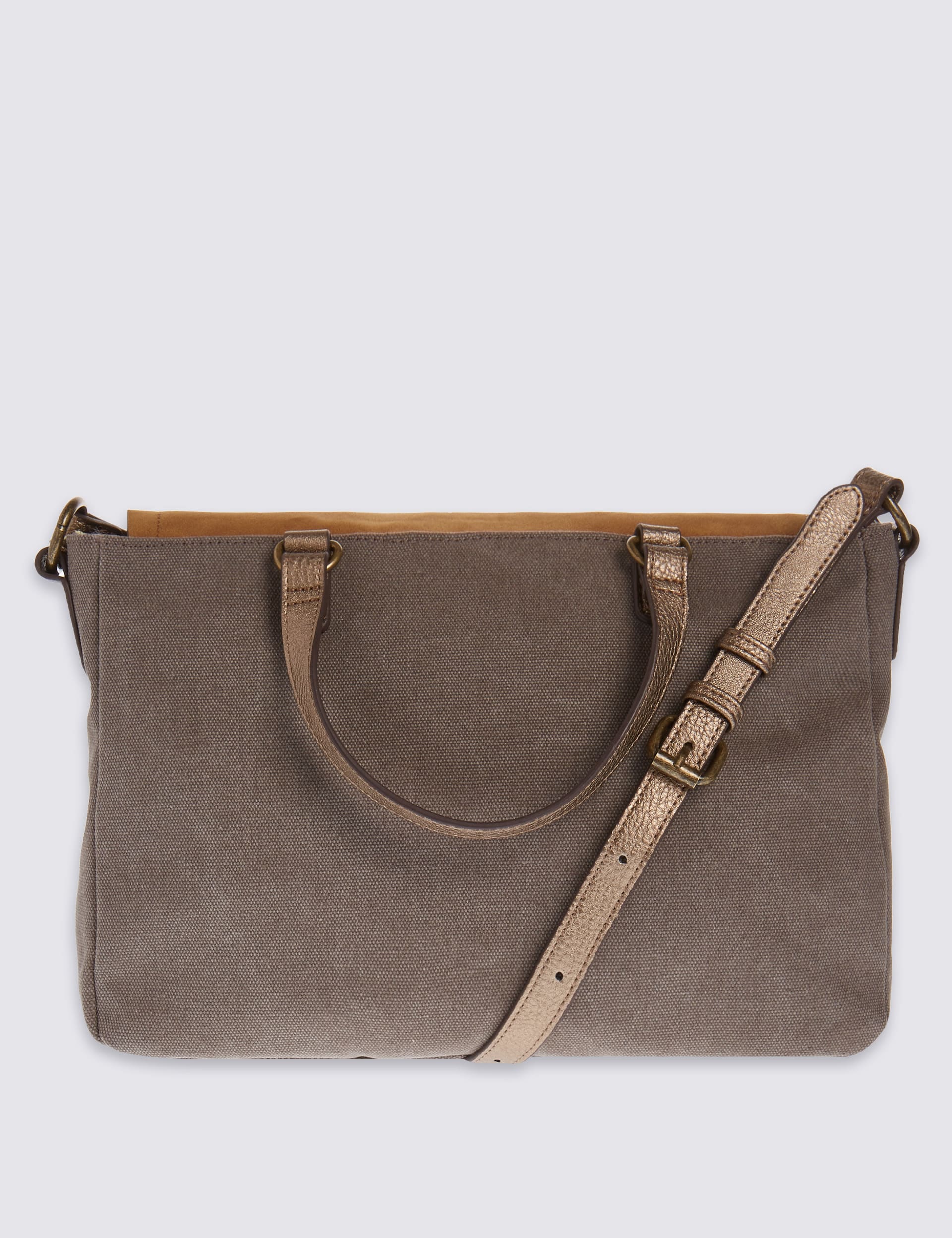 Canvas Mix Messenger Bag Image 2 of 6