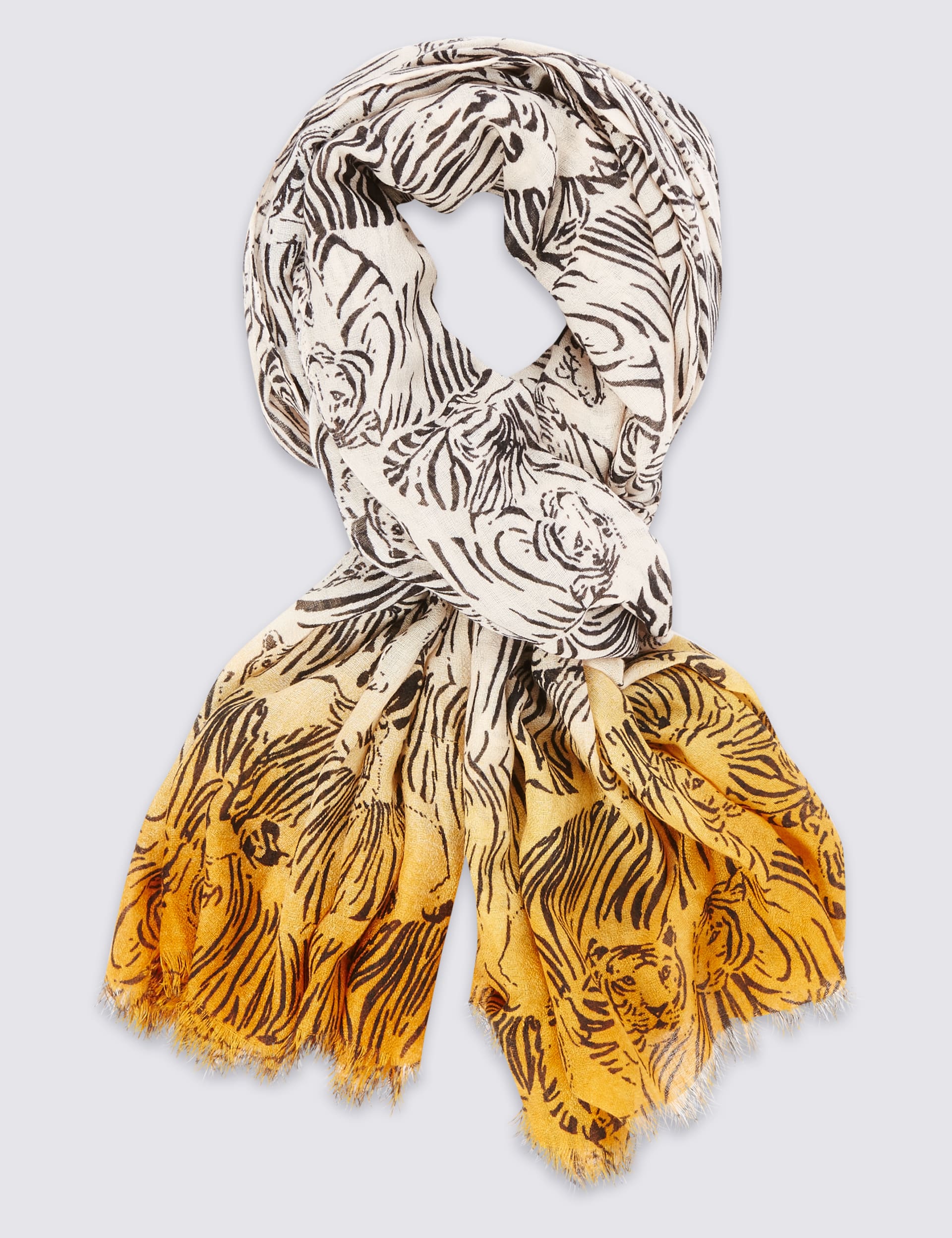 Animal Print Scarf Image 2 of 5