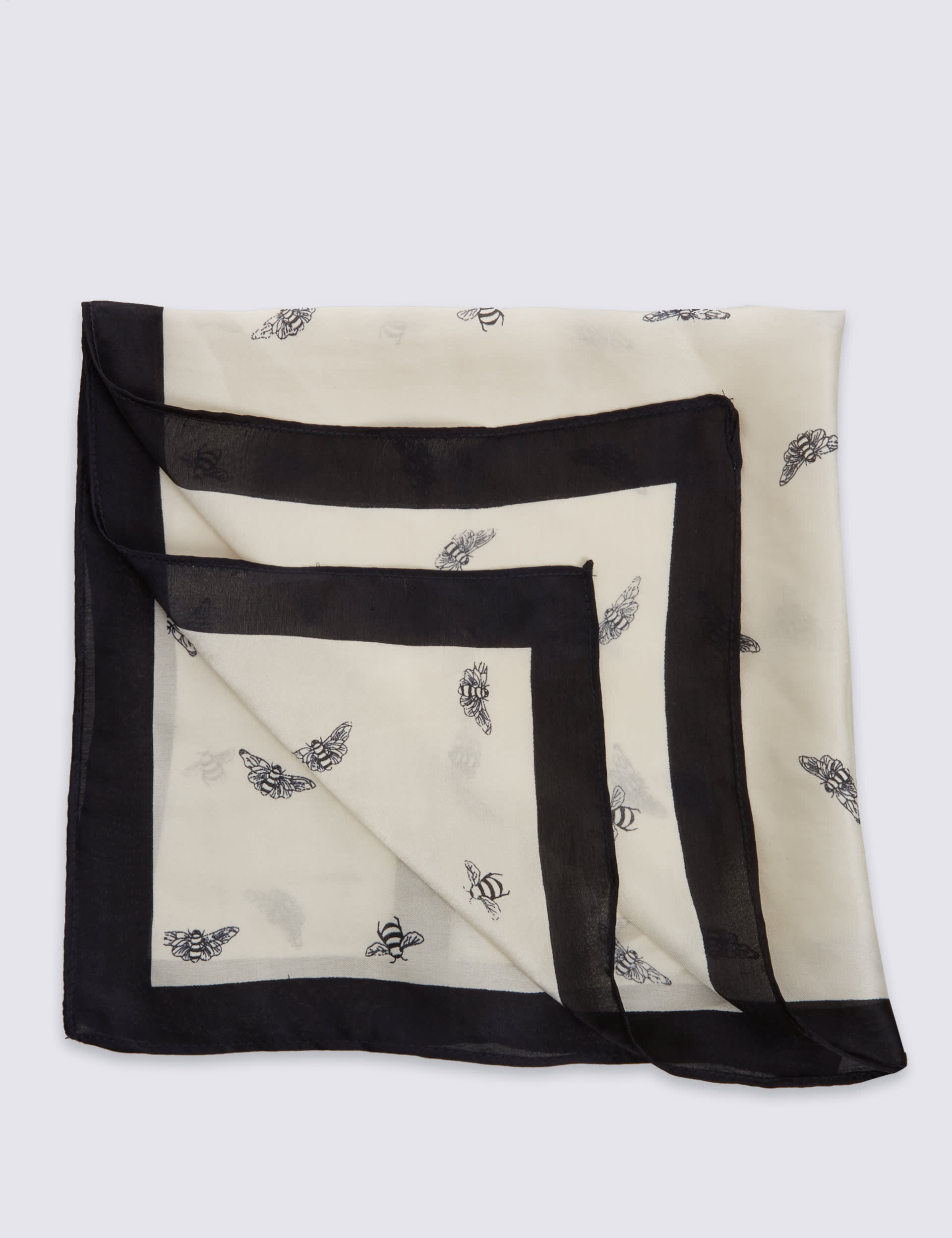 Bee Print Scarf Image 2 of 5