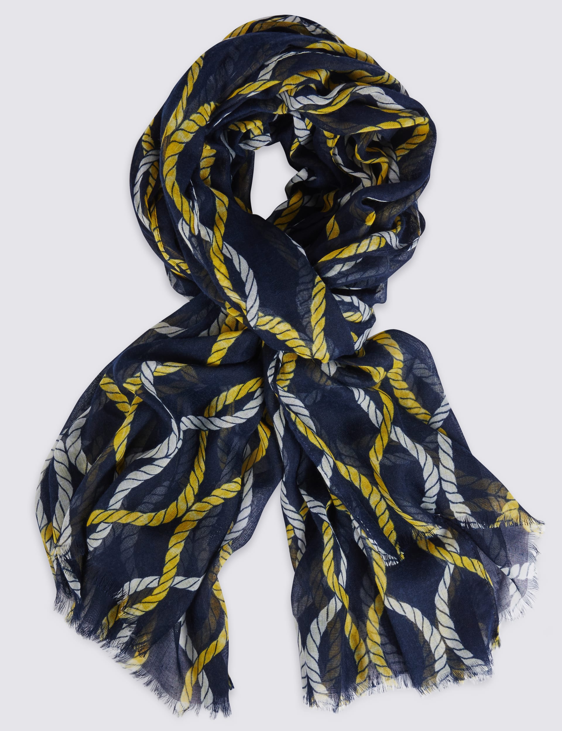 Rope Print Scarf Image 2 of 4
